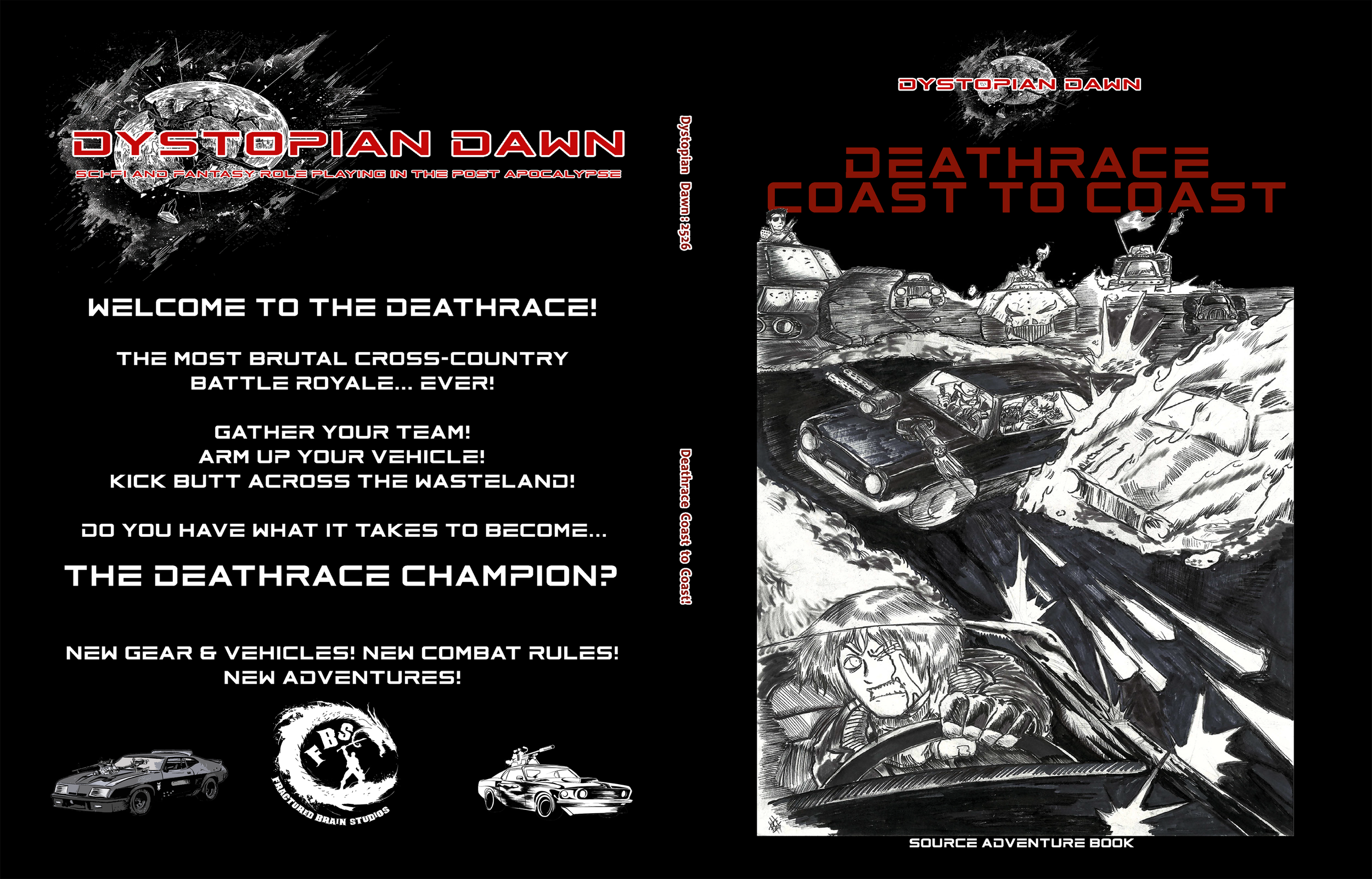 Dystopian Dawn Deathrace Cover BW.png