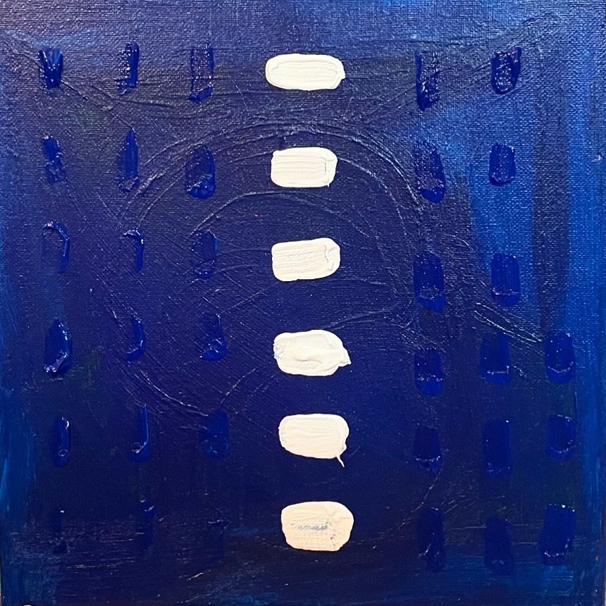 The sisters cousin 10&rdquo; x 10&rdquo; acrylic on canvas