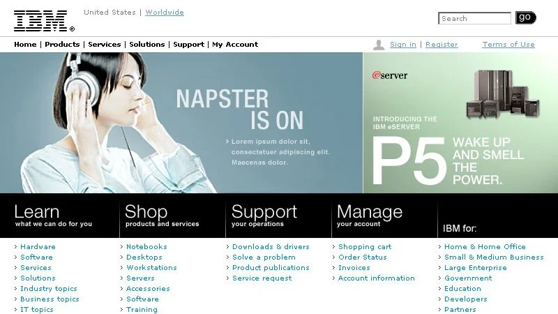 R/GA: IBM digital (Art Director)