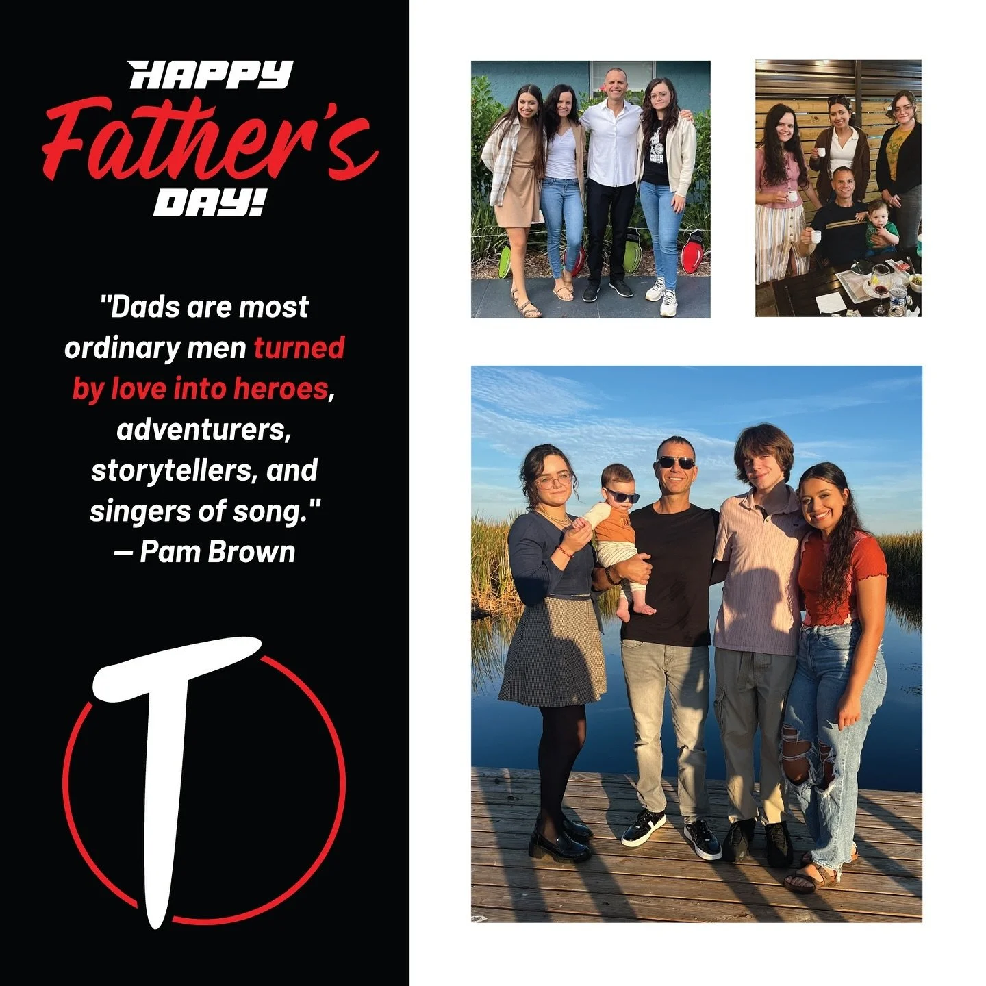 Happy Father&rsquo;s Day to all the amazing dads out there! Today we celebrate the strength, wisdom, and love you bring to our lives. Enjoy your special day!

#FathersDay #CelebratingDads #FamilyFirst