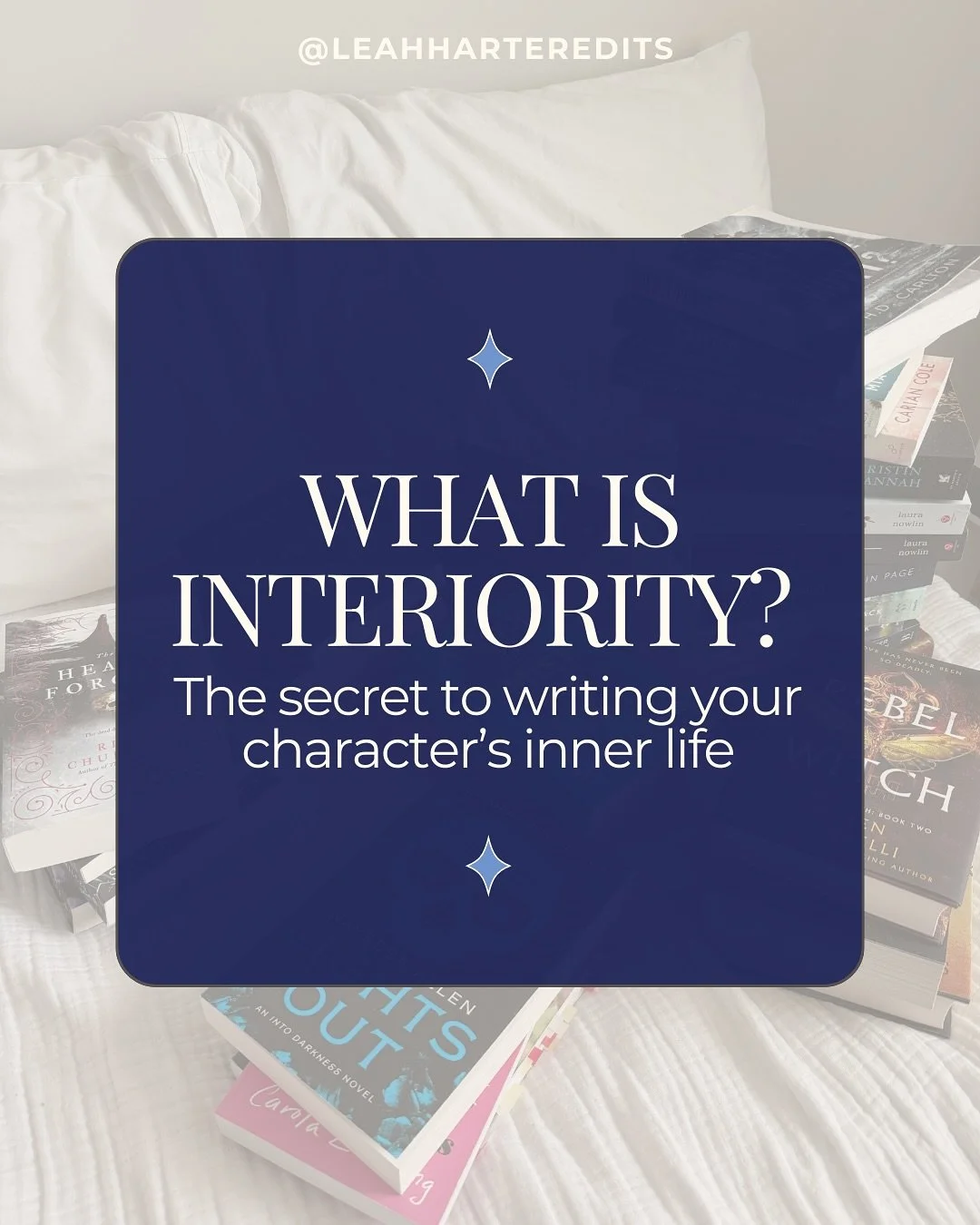 On this week&rsquo;s episode of how to hook your readers, let&rsquo;s talk about interiority. 

Interiority is your point of view character&rsquo;s thoughts, feelings, opinions, observation and analysis of the external events of the story. 

This bui
