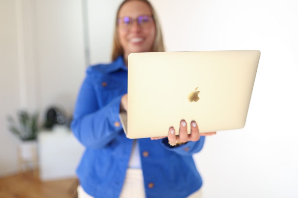 Picture of a developmental editor editing a book.