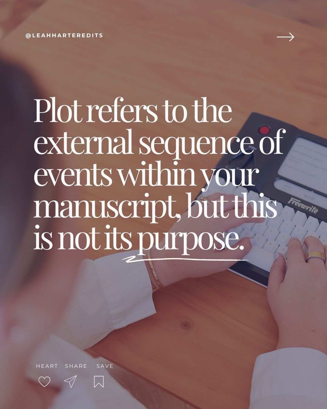 Image of an editor typing at a computer.