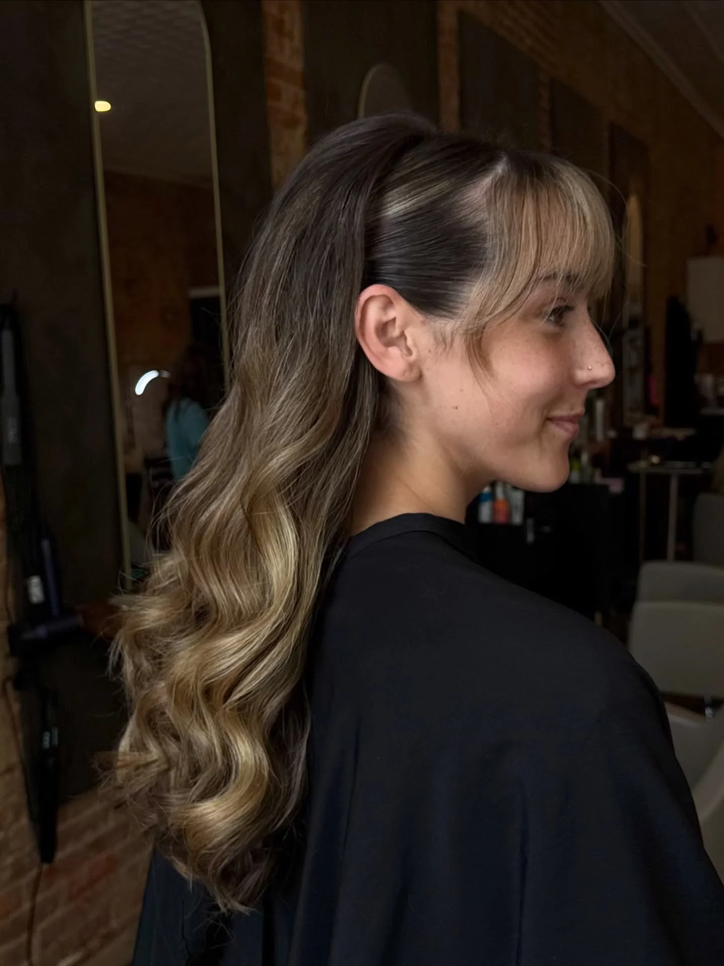 Loved getting this fianc&eacute; ready for her engagement photo session! 

Just a sample of what your wedding day hair could look like 🥹❤️

Inktcosmetics.com/bridal