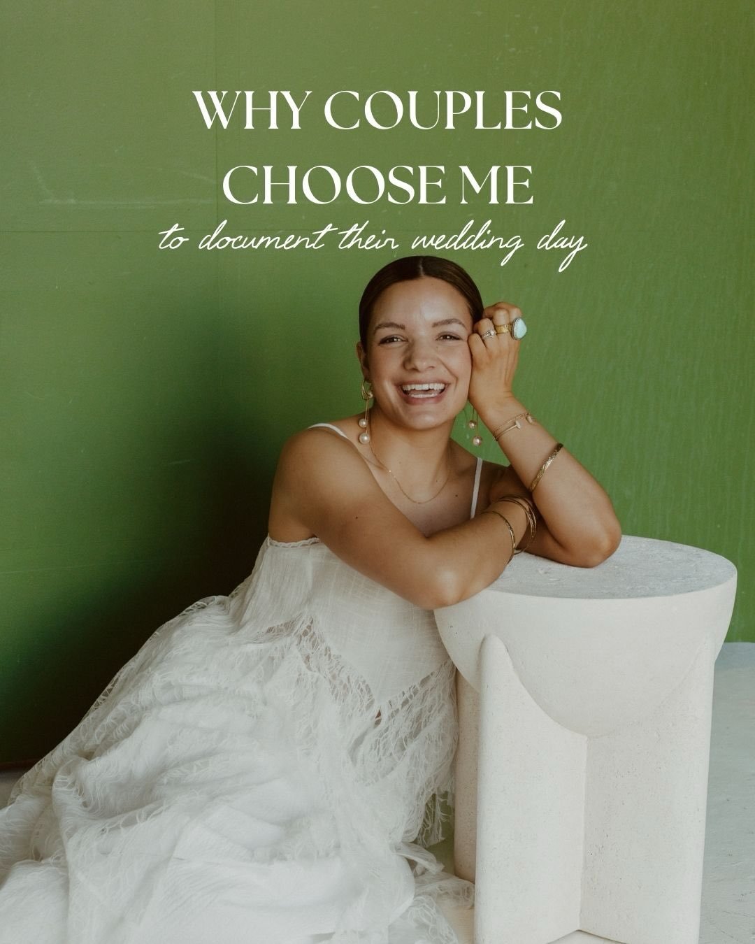 this is your &lsquo;why&rsquo; but what about my why? 

I started, well maybe stumbled, in to wedding photography because I loved everything about it. I love the creative direction, creating the vision with you and making your day look as beautiful a