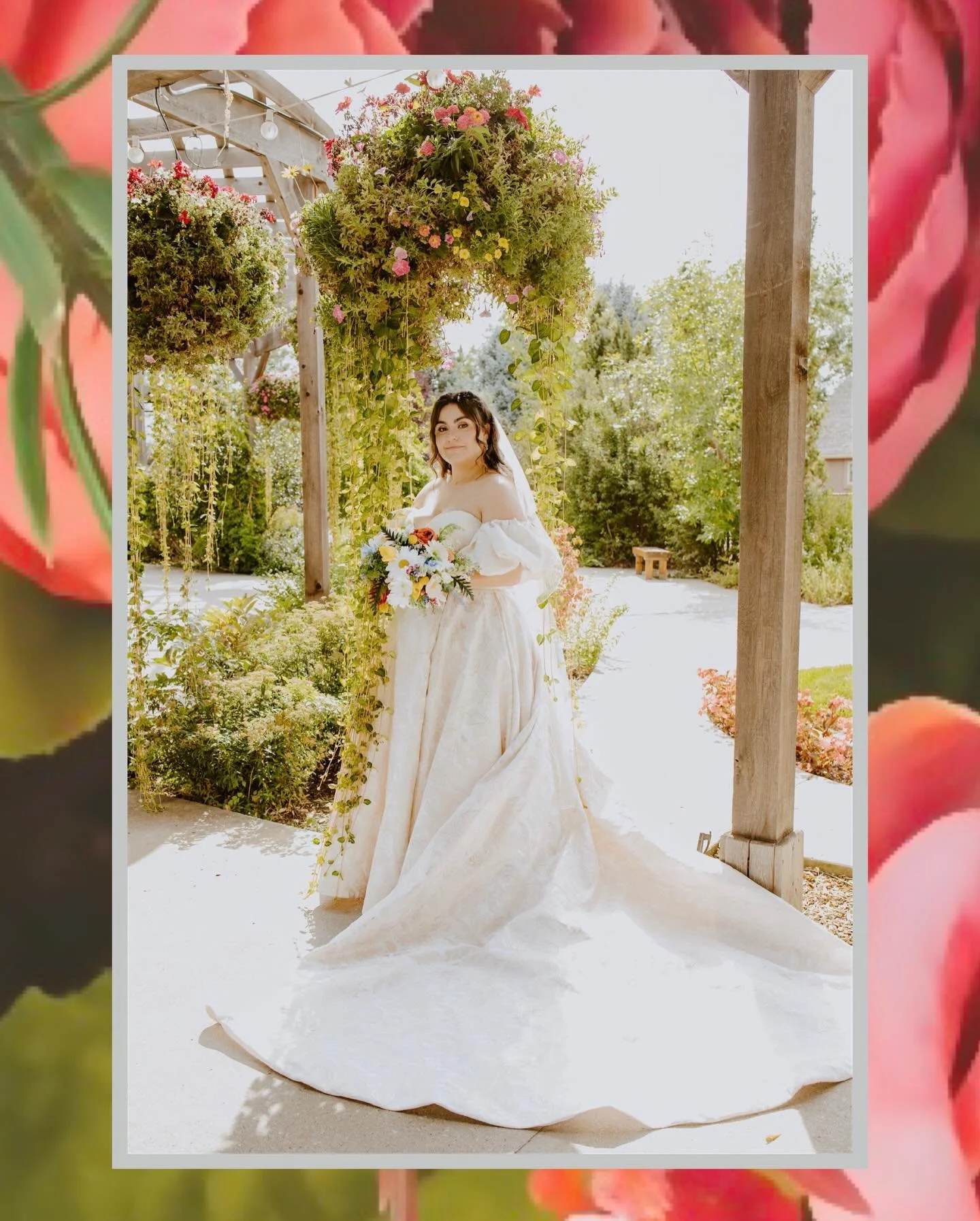 celebrating your wedding day with a whimsical garden party @brooksideweddingsandevents is always the sweetest- thank you to @thebridalcollection for making this bride look &amp; feel so incredible in her gown 🫶🏼