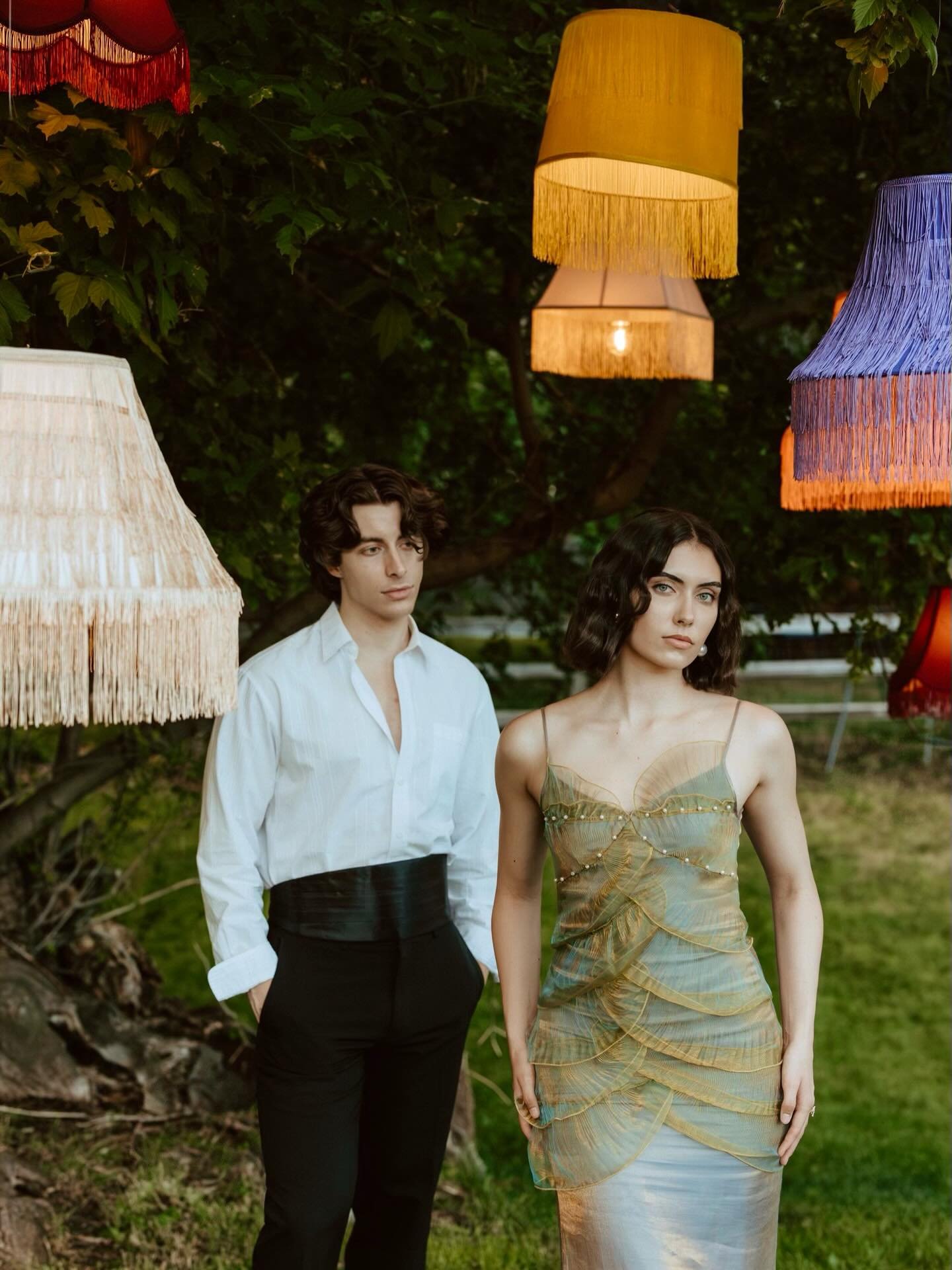 Night before inspiration at Lyons Farmette 

Thank you to the incredible team from @lyonsfarmette for hosting &amp; @yourcontentgirls for capturing the little moments in between 

I made these lamp shades with fringe, paint and a dream. Also I have t