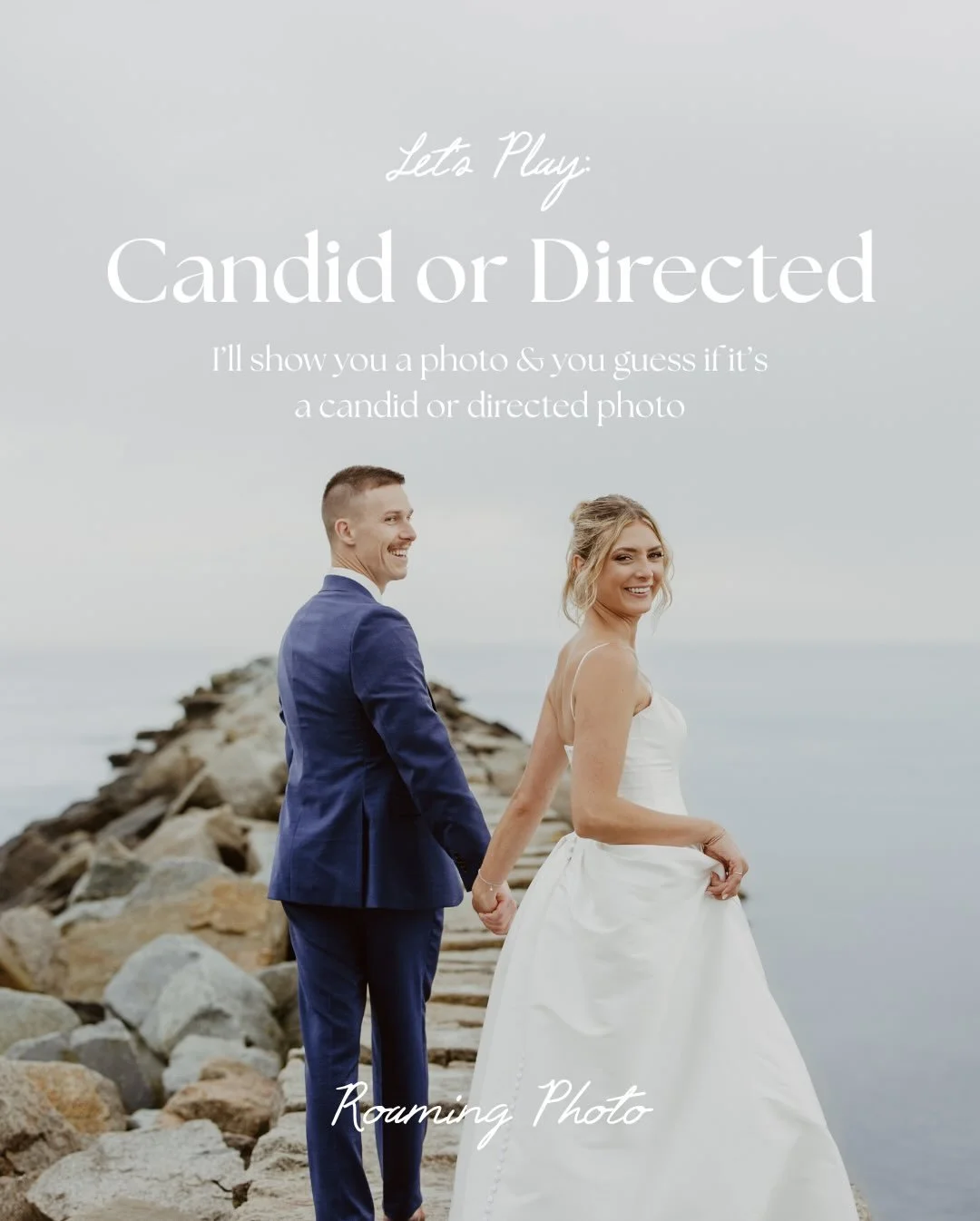 Something I&rsquo;ve been seeing recently in the wedding world are couples that are unsure how act in front of the camera 

That&rsquo;s where I come in, I think there is a fear that photos will look stiff or overly posed and flat. Especially if you 