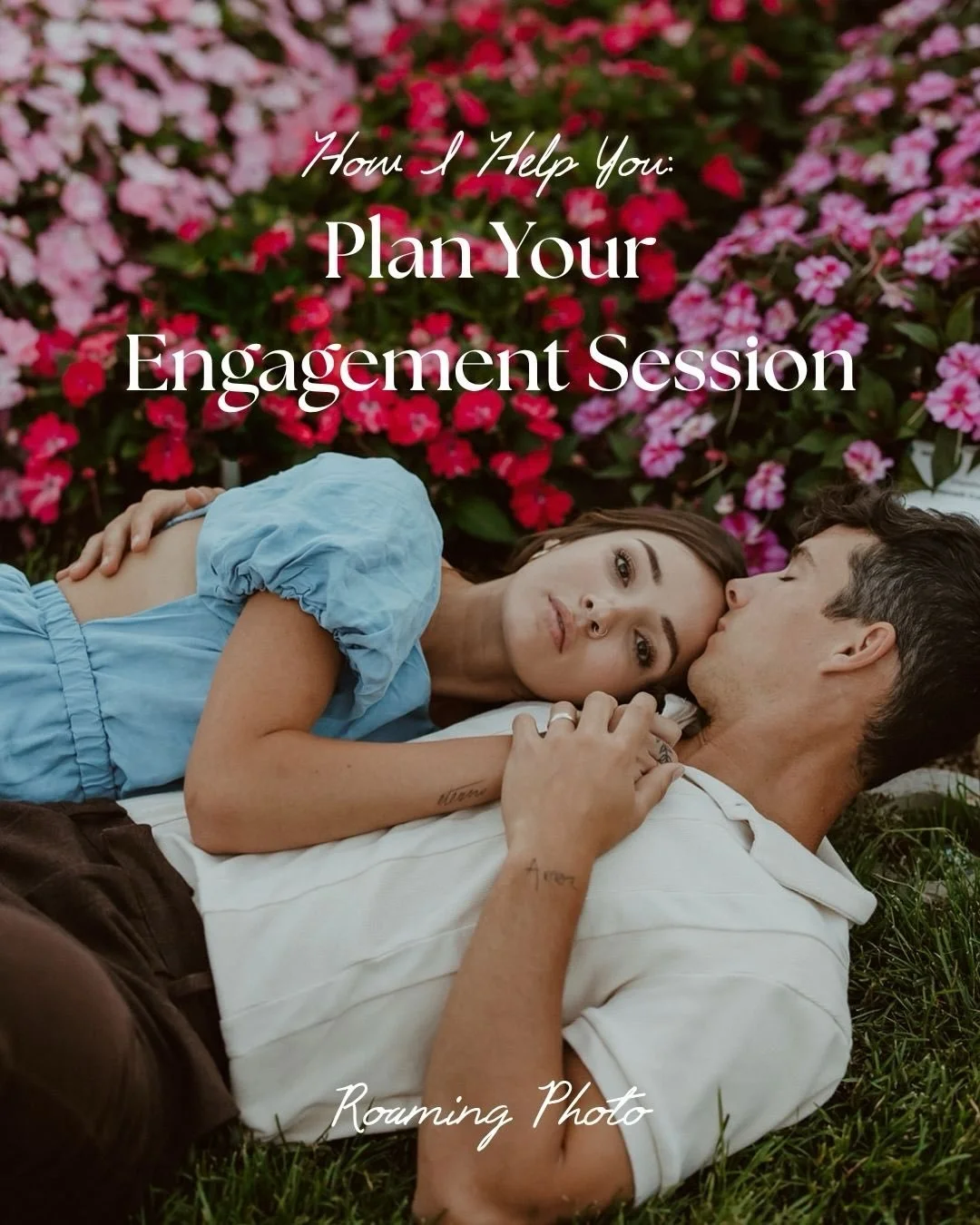 A question I often get asked is what the engagement session will look like

So, I wanted to walk you through how I can help you put together your dream session and create photos with your love that you&rsquo;ll truly cherish 

As an experienced coupl
