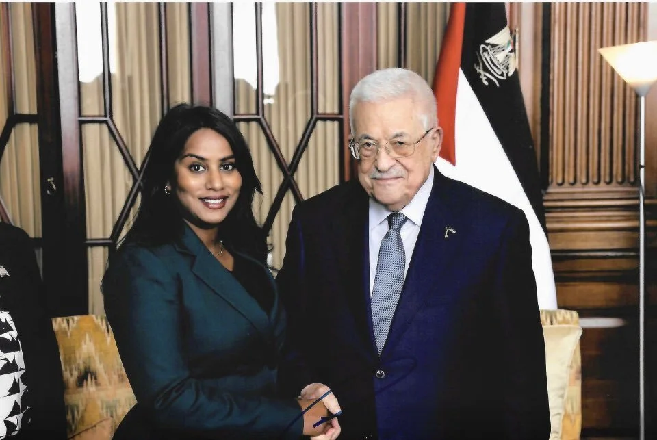 Meeting the President of Palestine