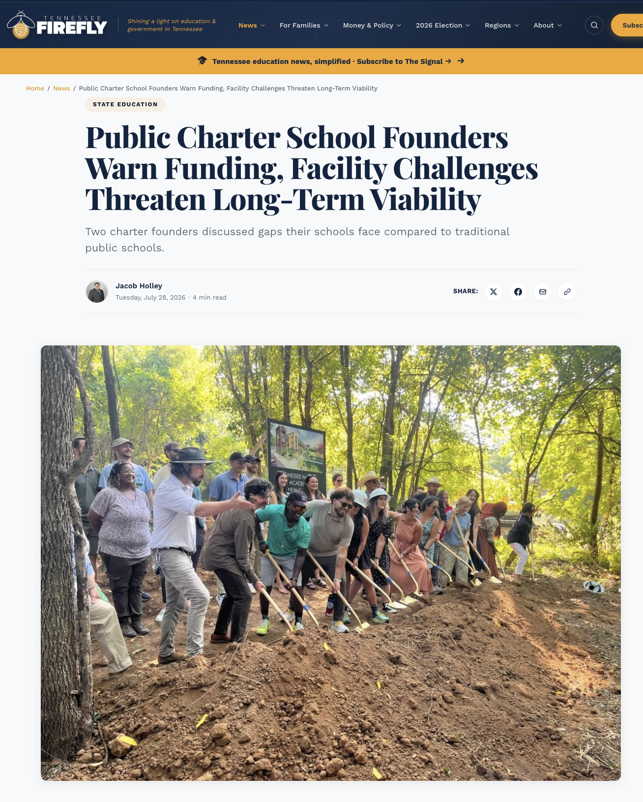 Public Charter School Founders Warn Funding, Facility Challenges Threaten Long-Term Viability