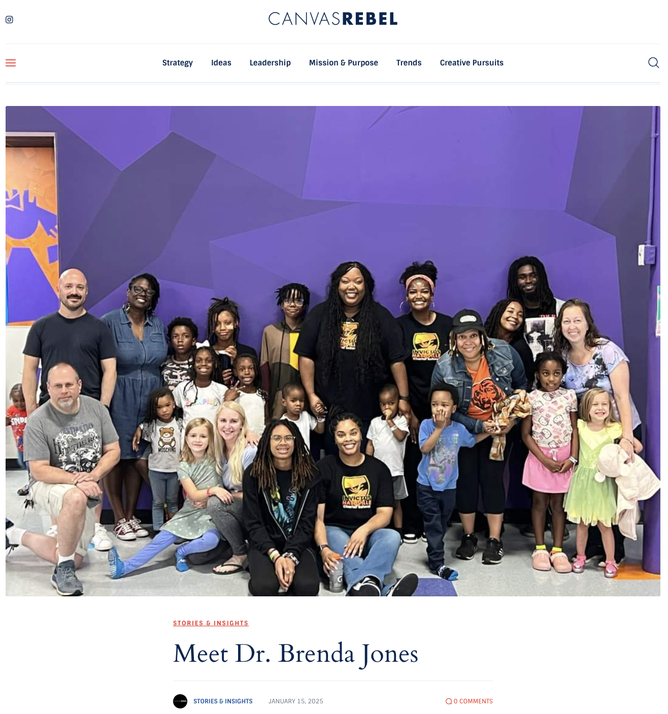 CANVASREBEL: Meet Dr. Brenda Jones