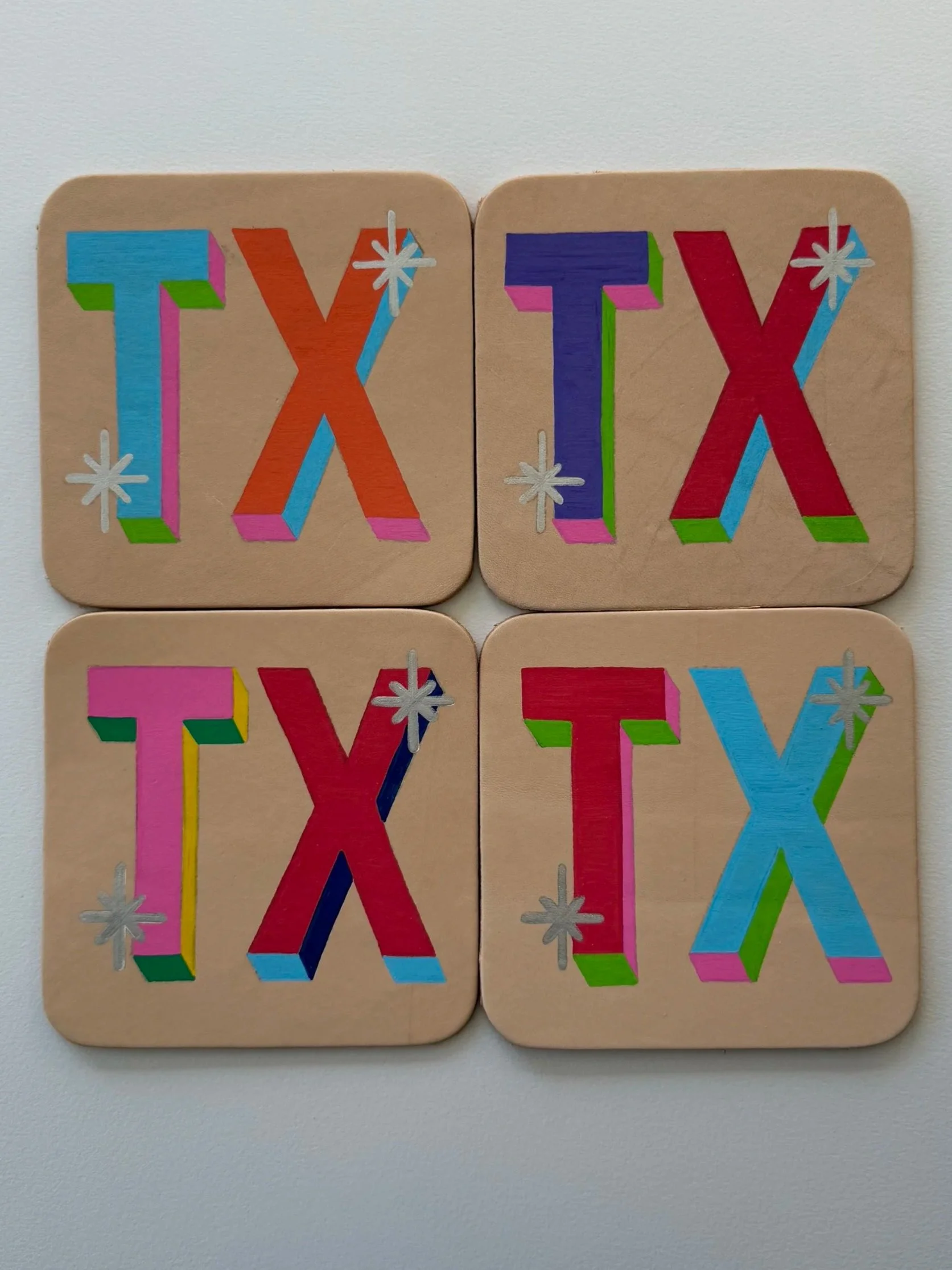 Hand painted coasters