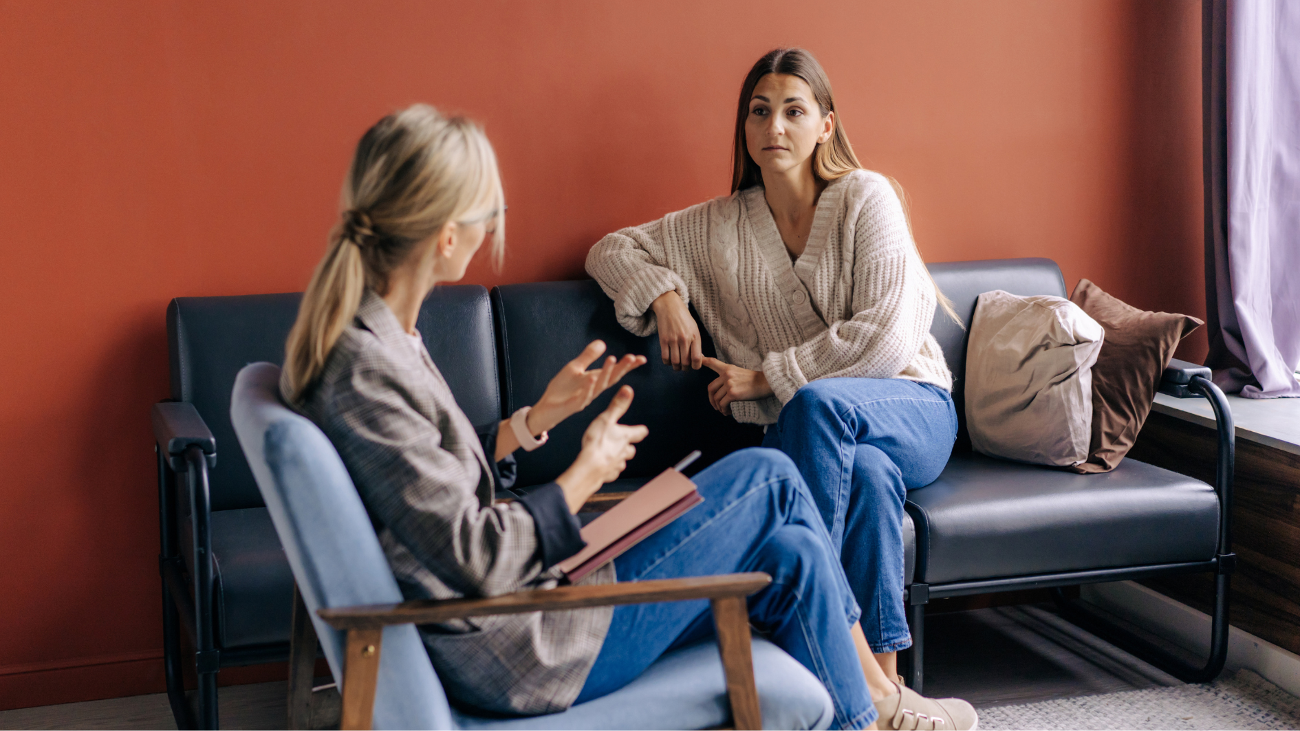 Person practicing exposure and response prevention therapy for OCD