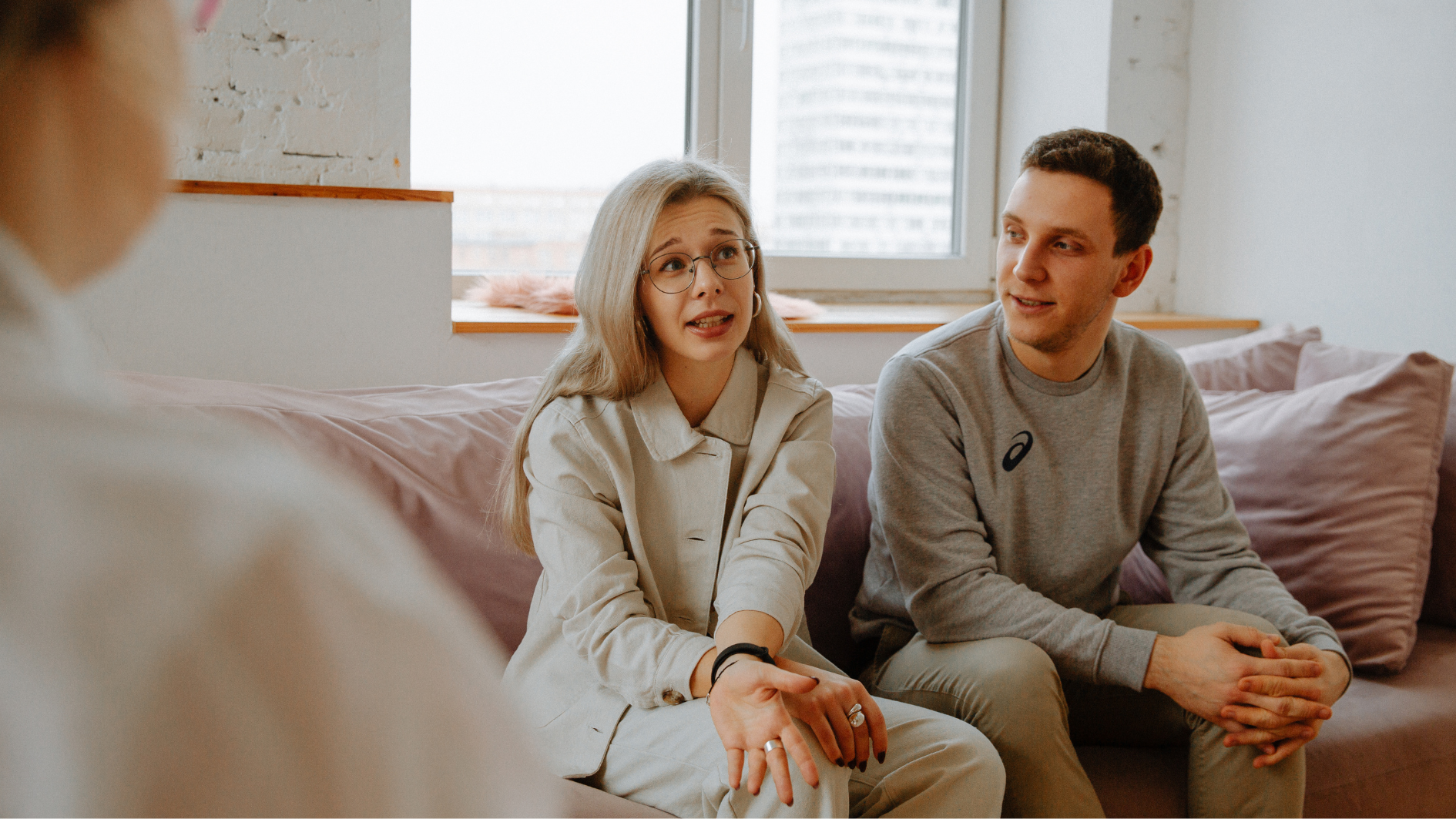 Young couple building emotional connection and communication in their relationship