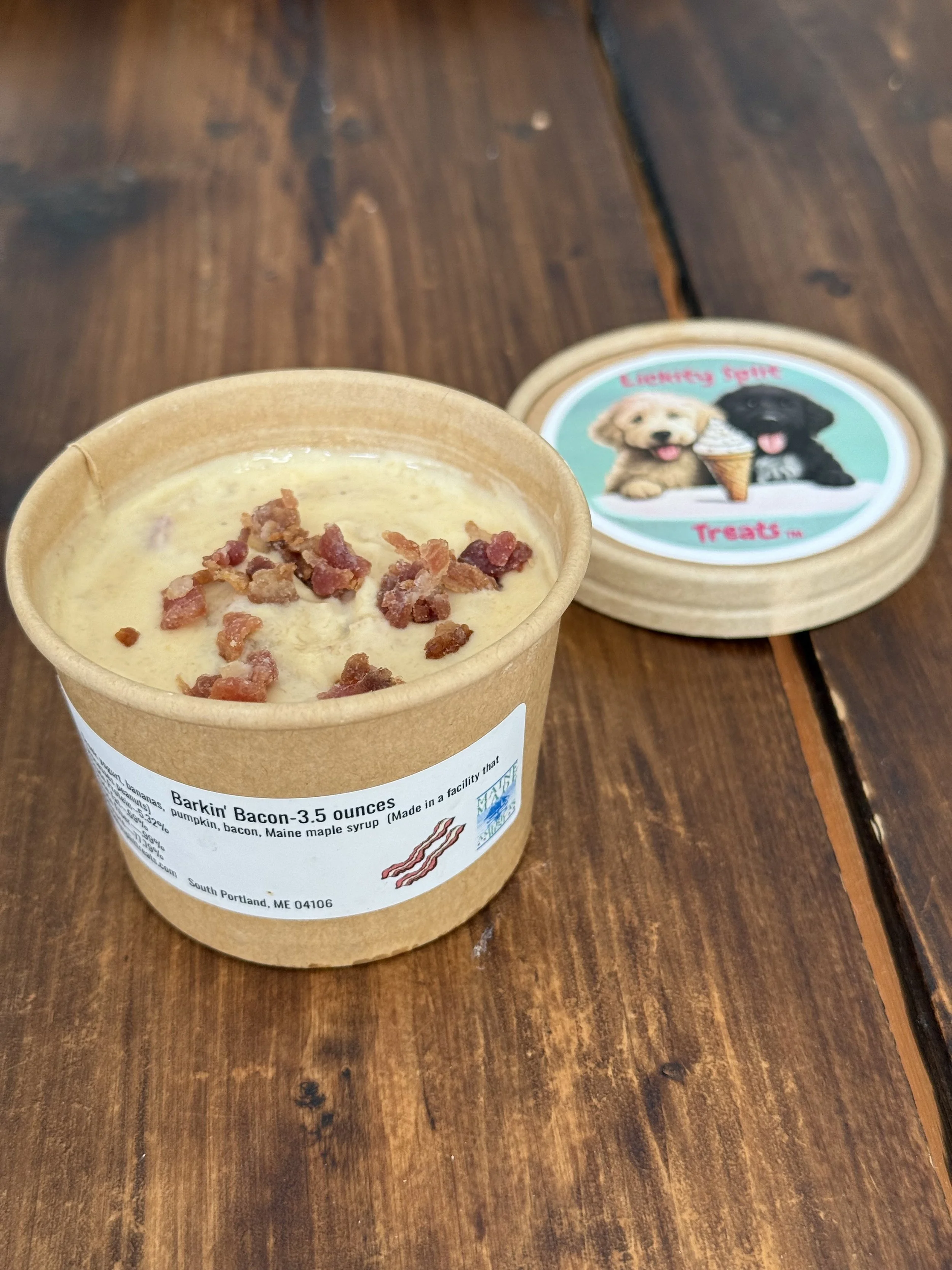 Lickity Split Treats' newest flavor Barkin' Bacon
