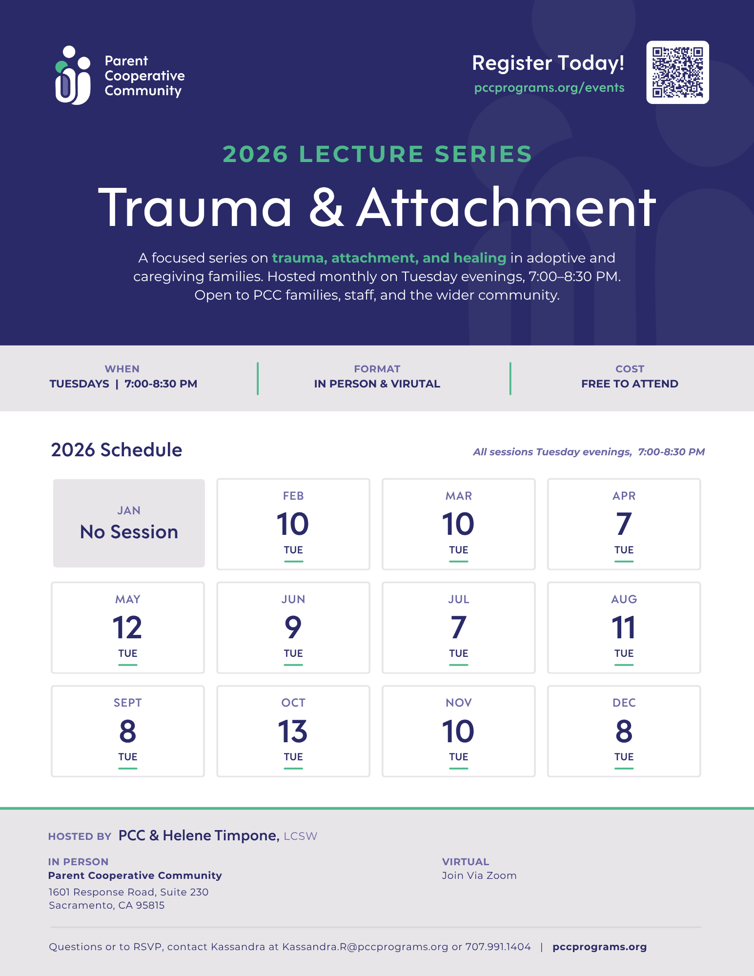 2026 Trauma &amp; Attachment Lecture Series