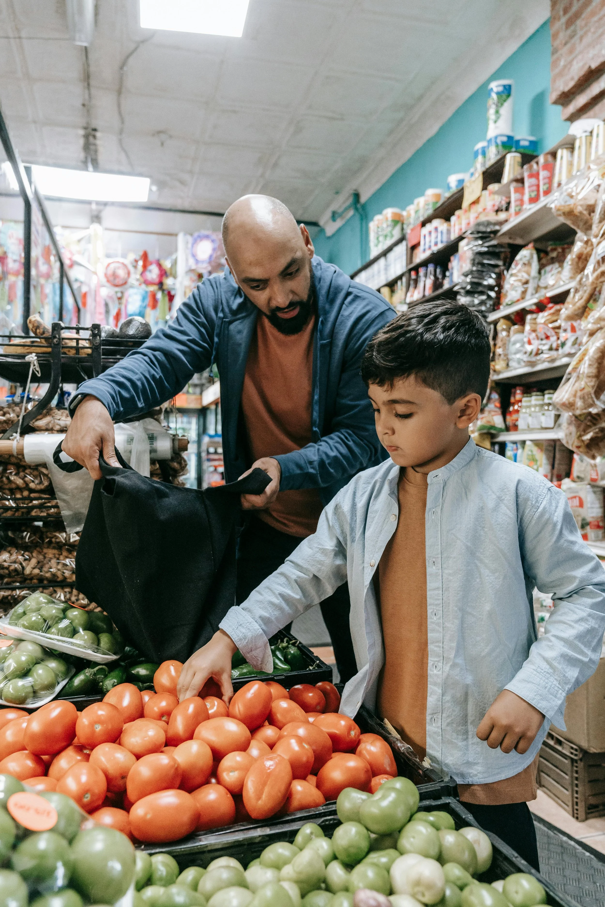 sensory activity  letting a child hold a vegetable