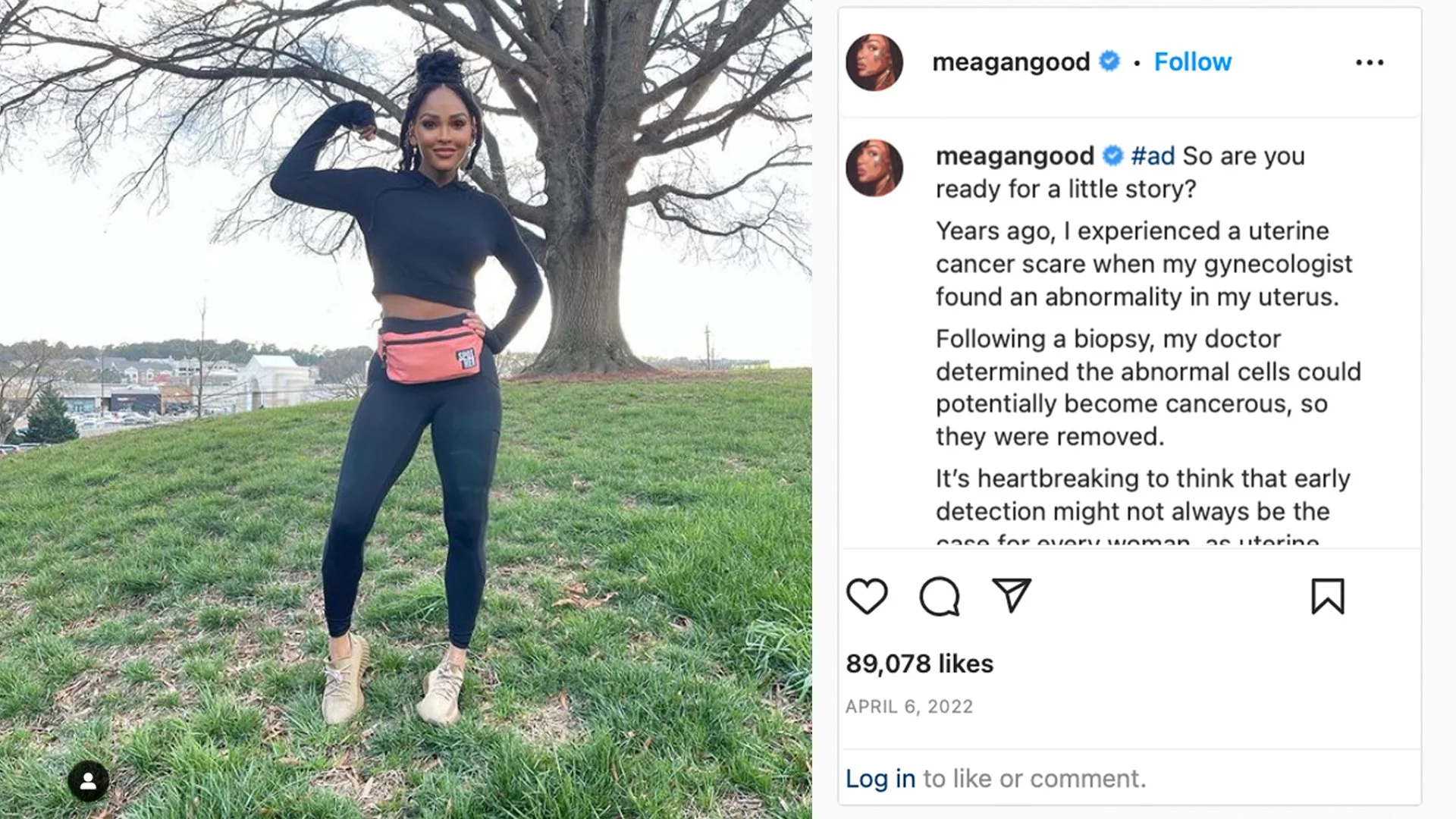 meagan good spot her fanny pack.jpeg