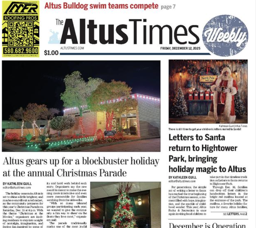 Featured Article: The Altus Times