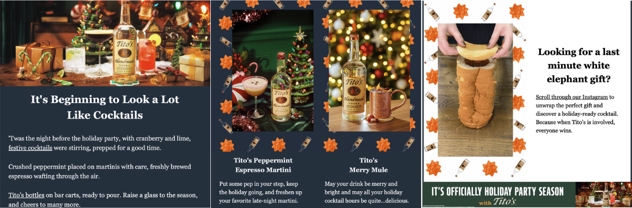 Tito's Taster Newsletter, Holiday 2025