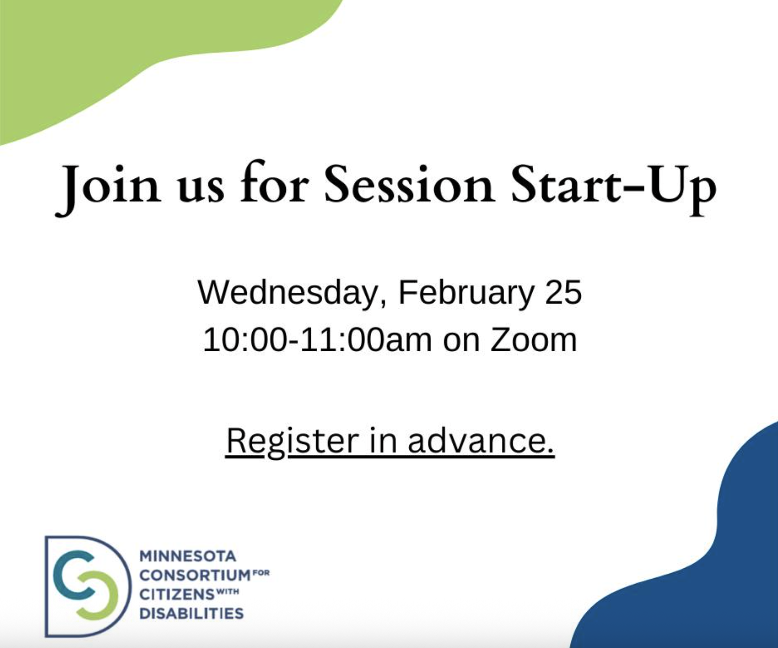 MNCCD Informational Zoom meetup on 2026 Legislative Session