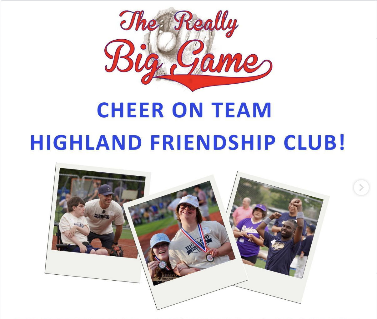Highland Friendship Club: The Really Big Game