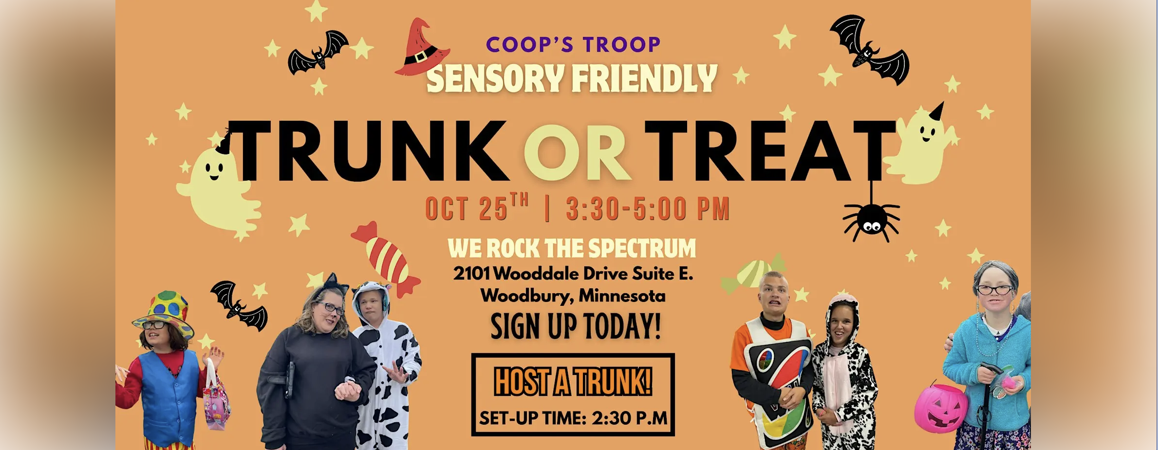 Sensory Friendly Trunk or Treat by Finding Cooper’s Voice