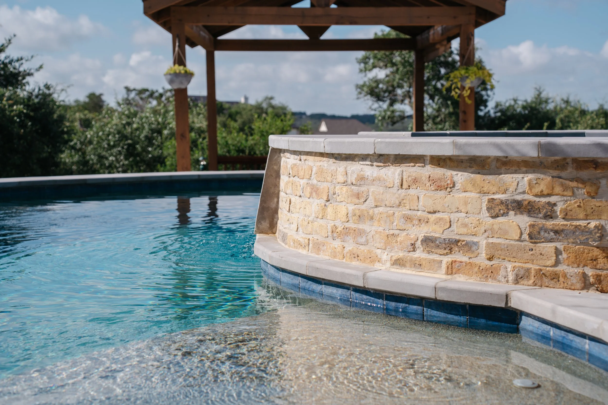 Varsity Pools New Braunfels customization on inground pools