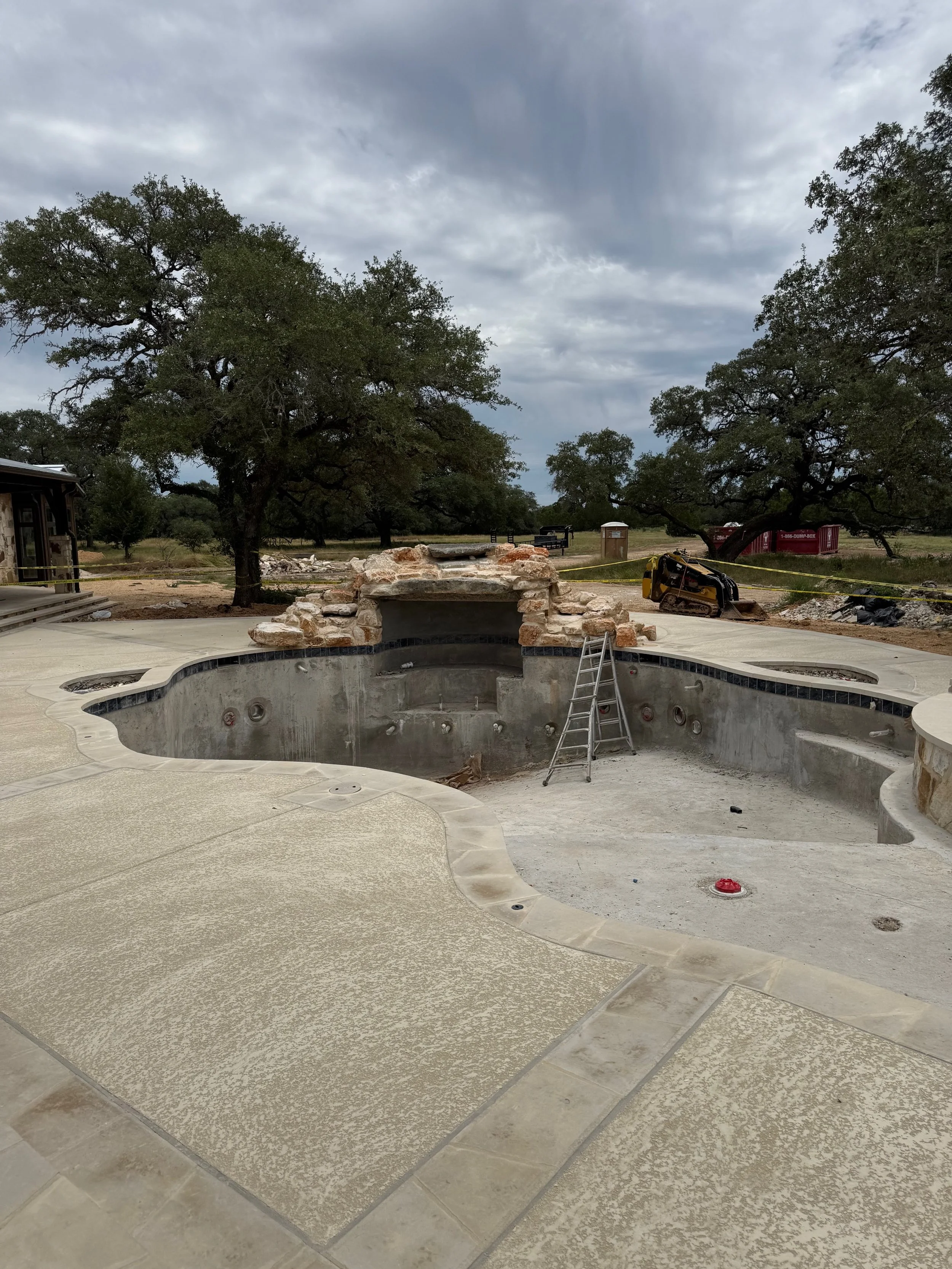 Varsity Pools New Braunfels customization on inground pools