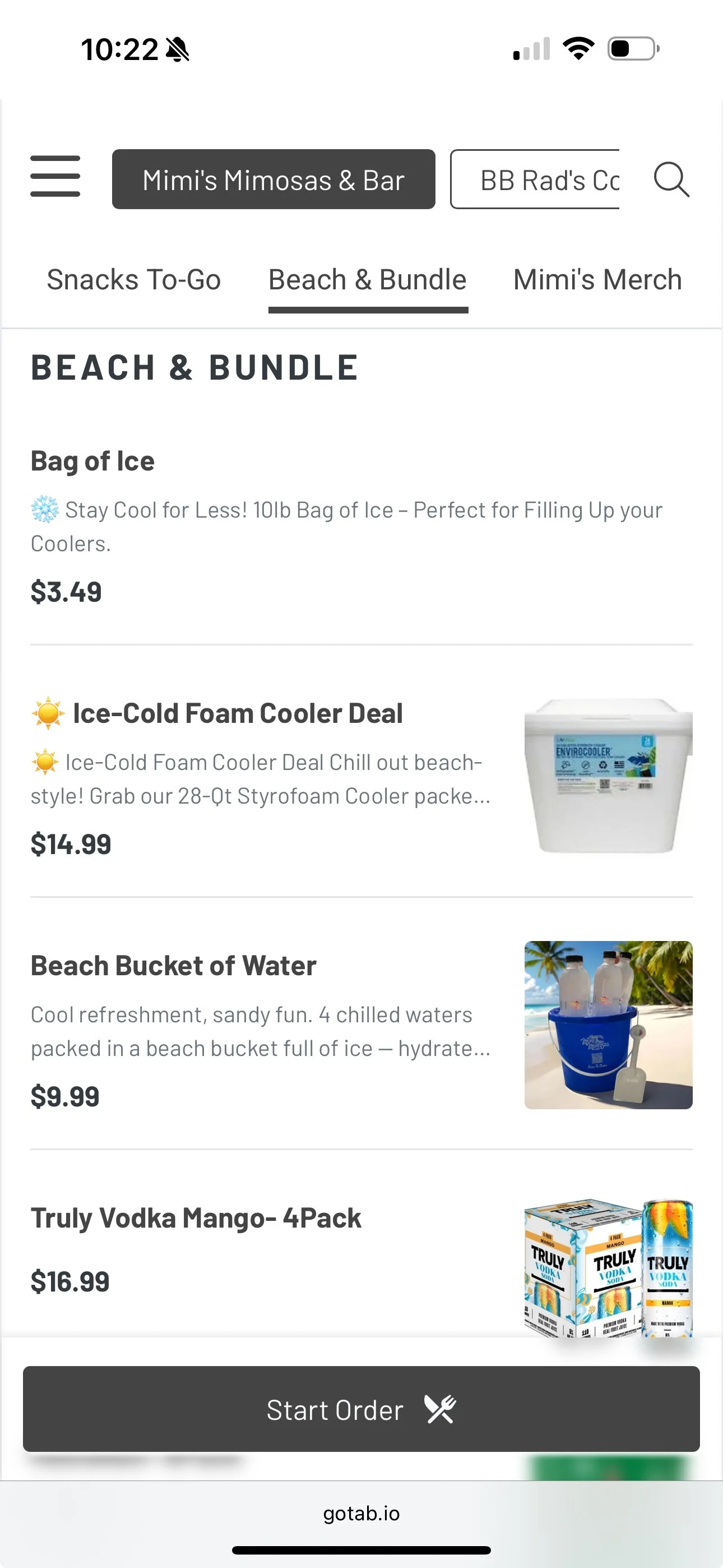 Add Beach &amp; Bundle