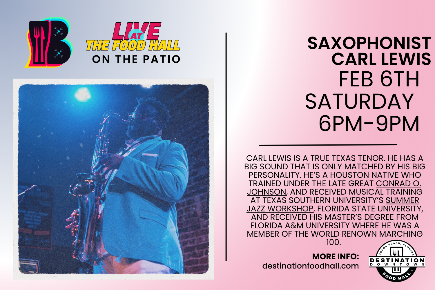 saxophonist carl lewis