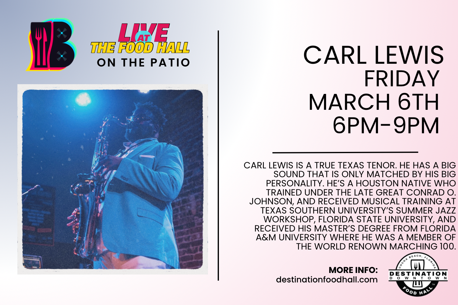 saxophonist carl lewis