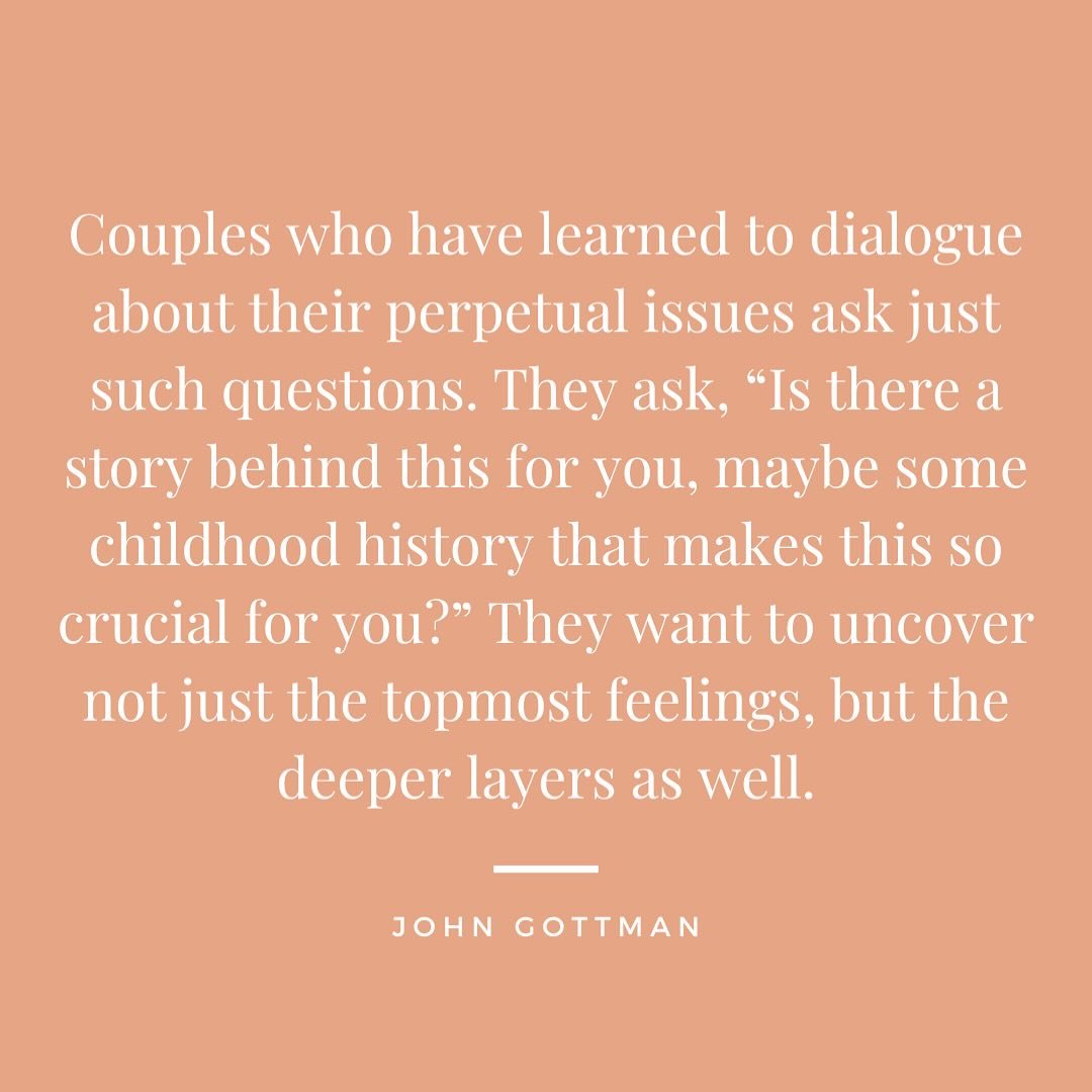 In couples therapy, you&rsquo;ll identify the stories that you and your partner are carrying with you from childhood or from a previous relationship or experience. These stories often play out in patterns of conflict that create distance between the 