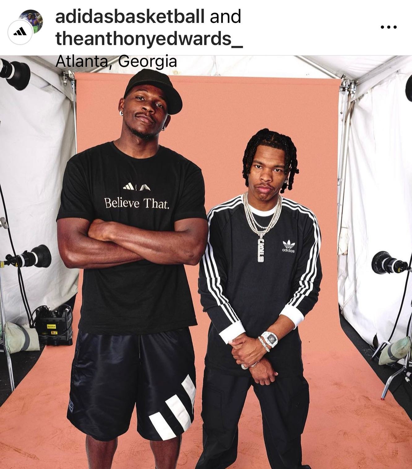 #weseeterminusgear on set with @adidasbasketball