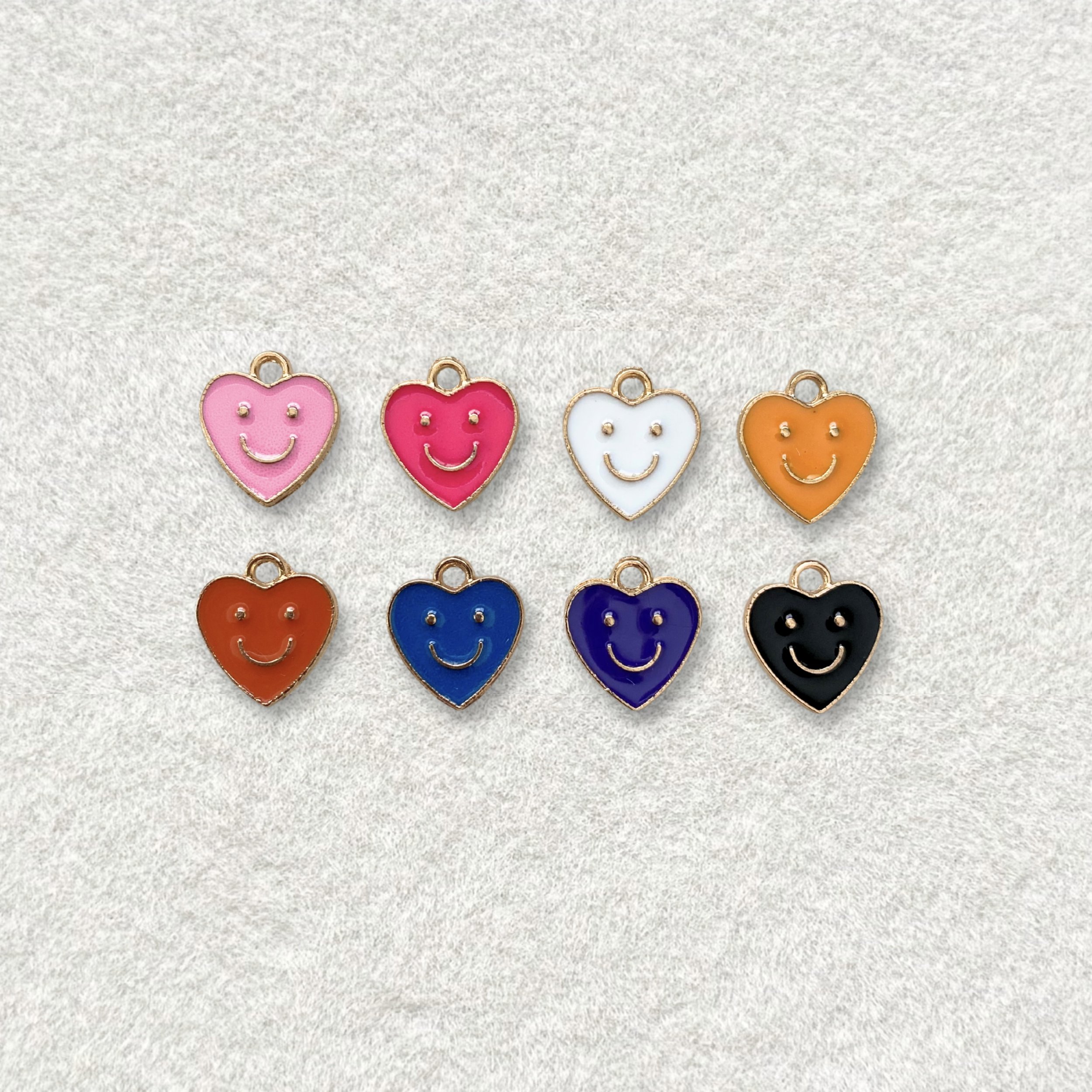 Smiley Heart Charm