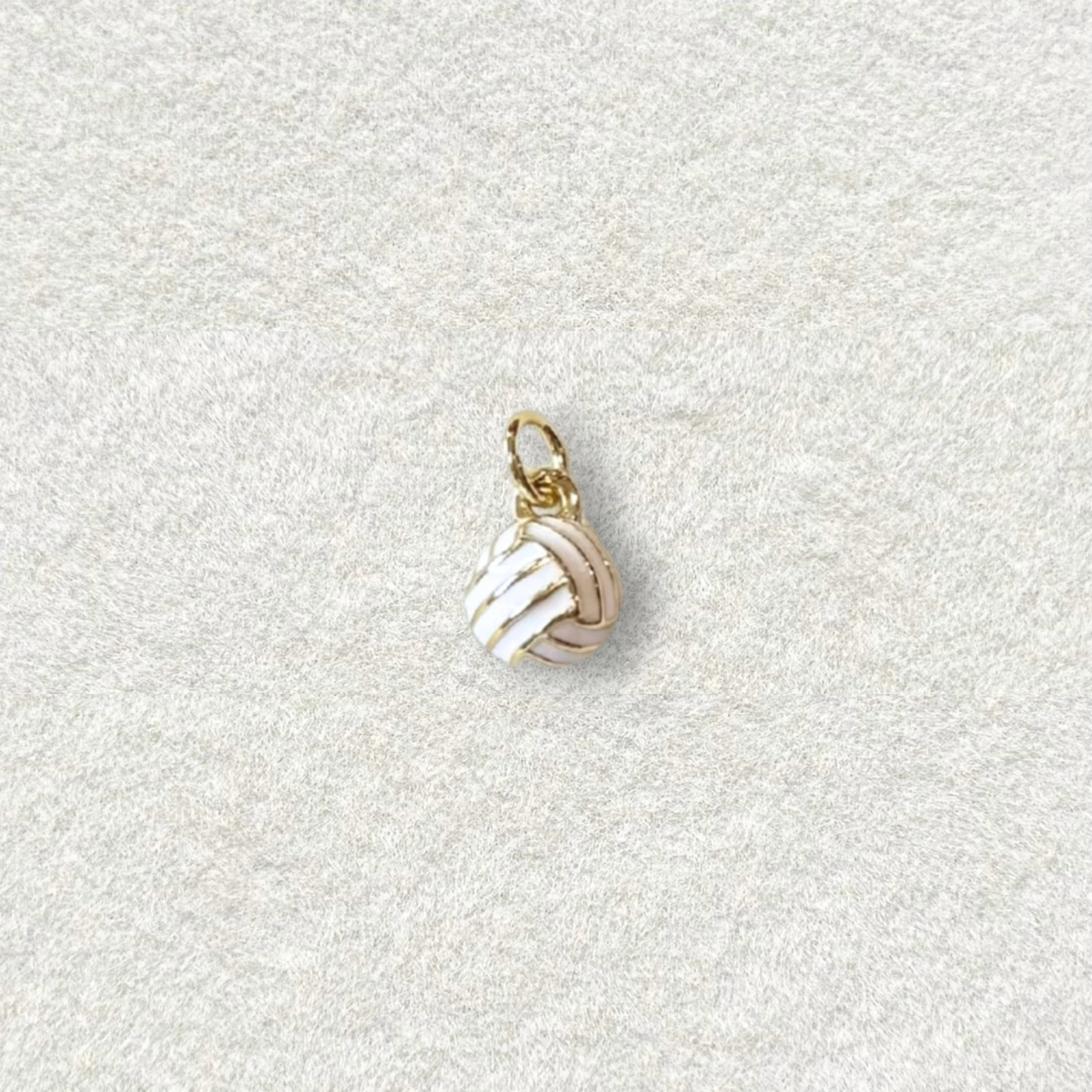 18K Volleyball Charm