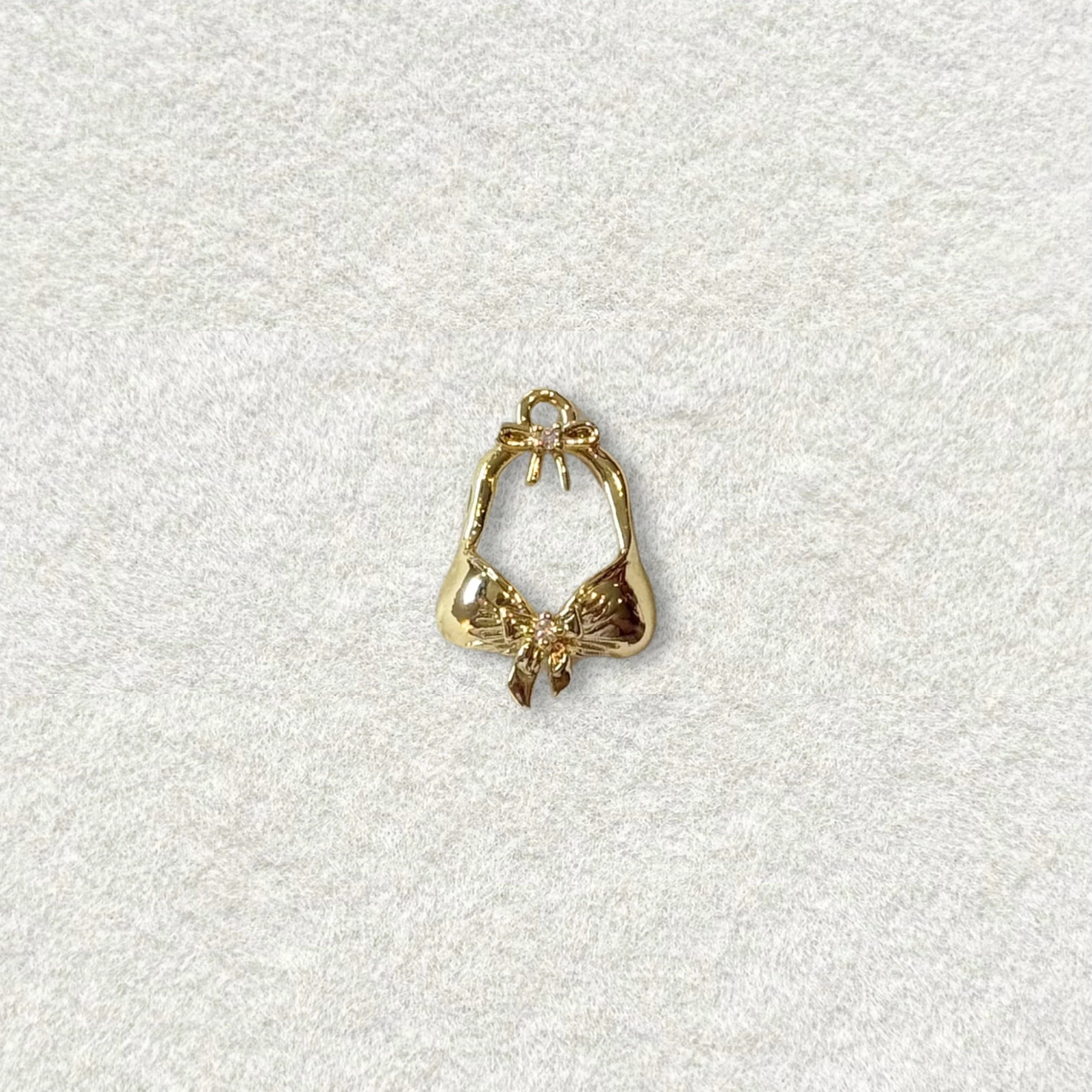 18K Bikini Top Charm
