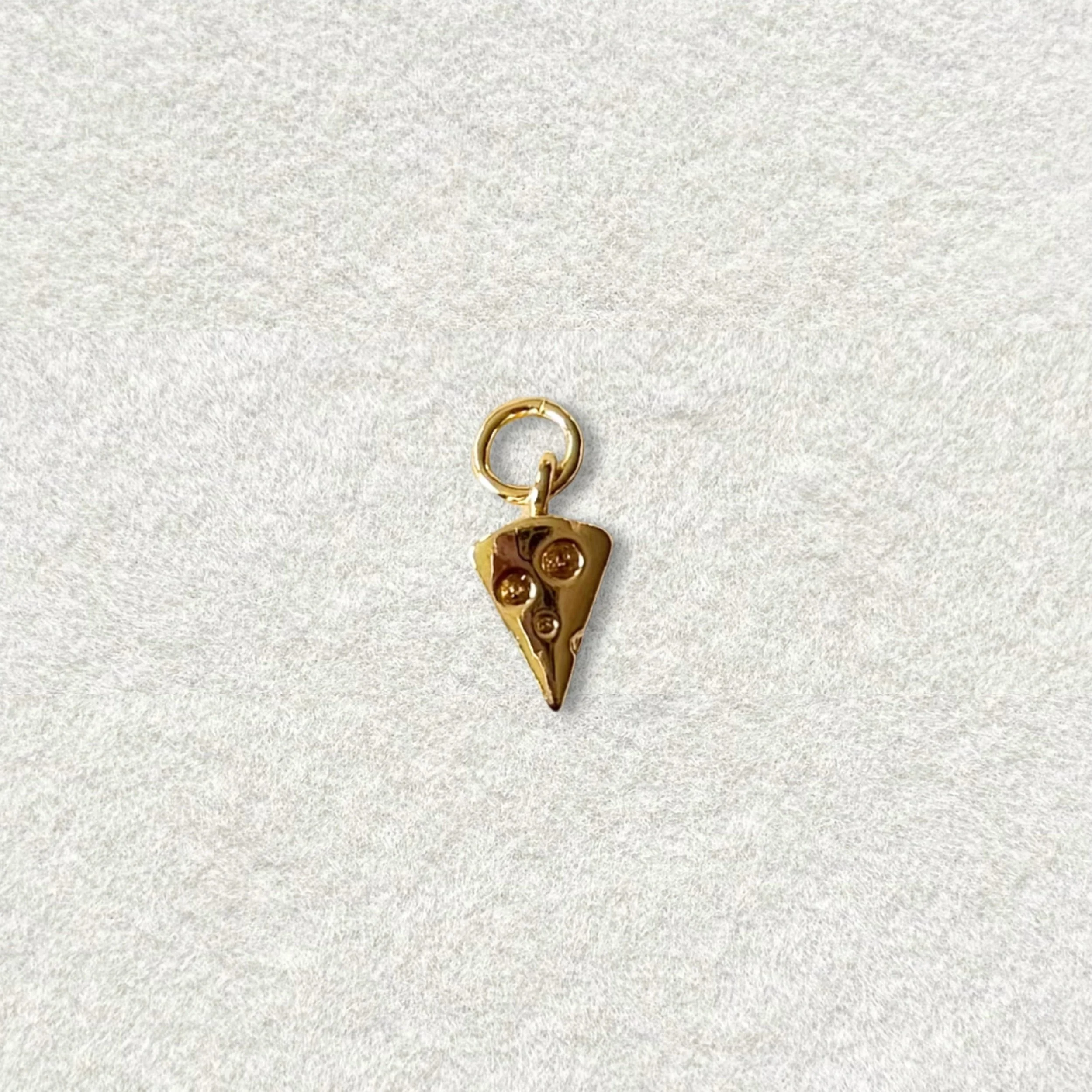 18K Cheese Charm