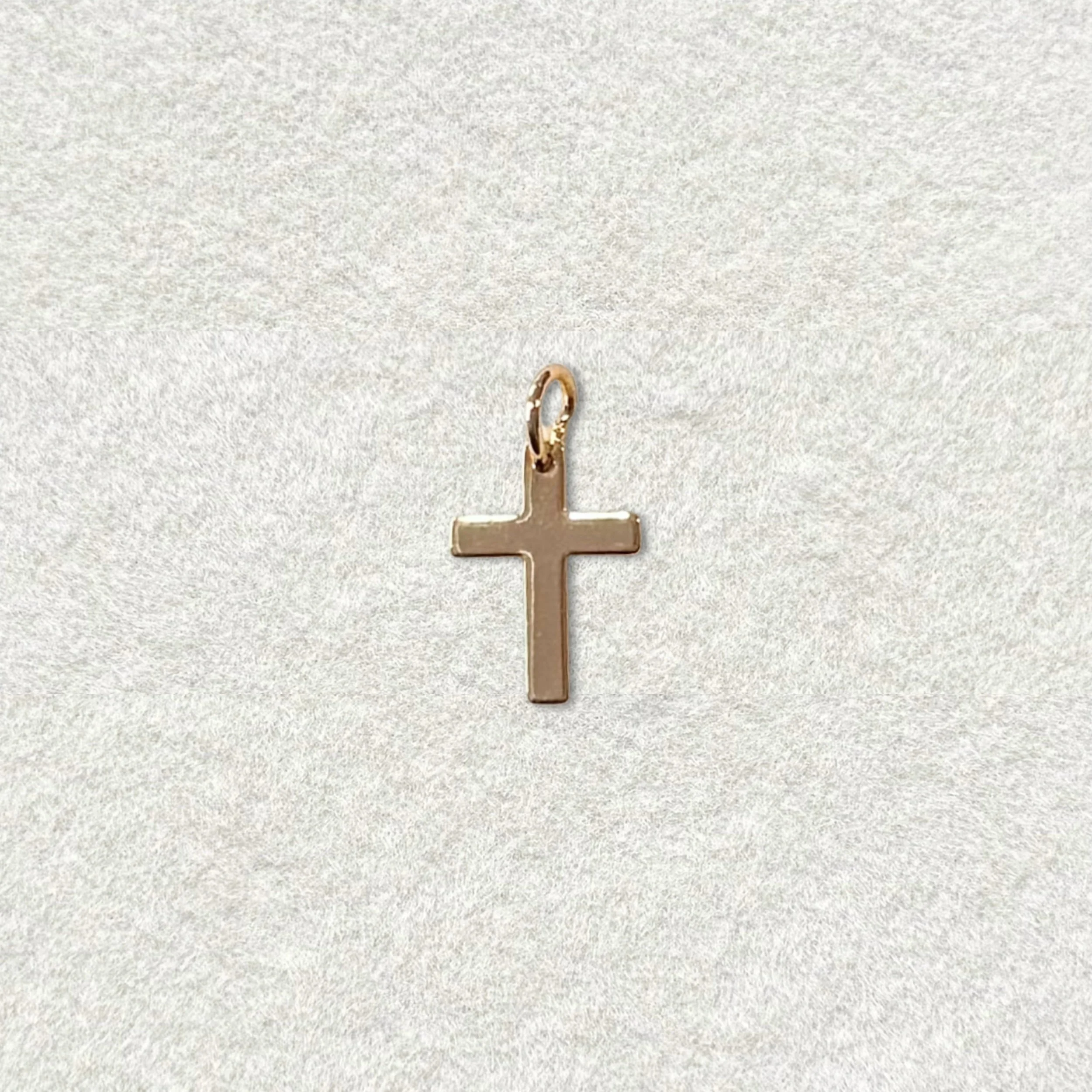 18K Cross Charm