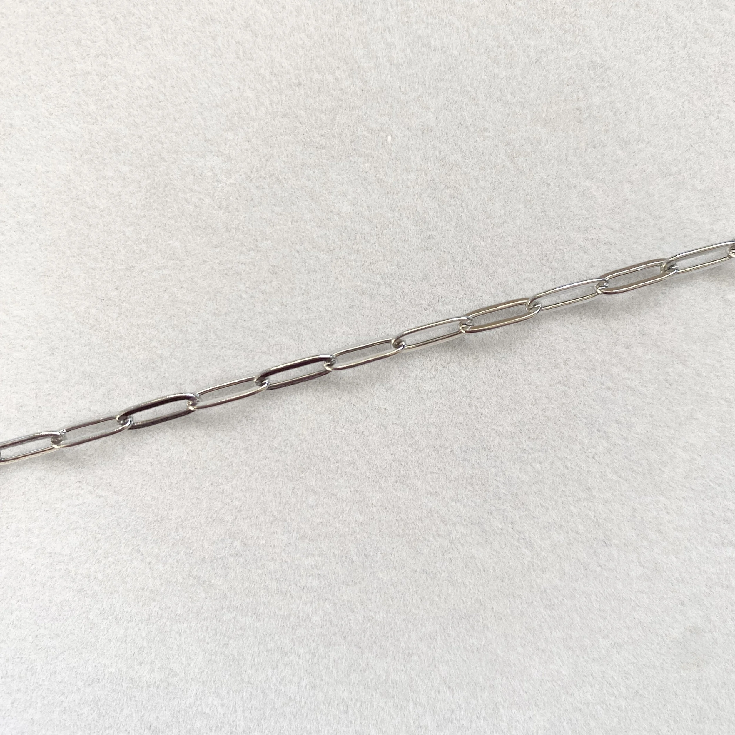 Silver SS Paperclip Necklace