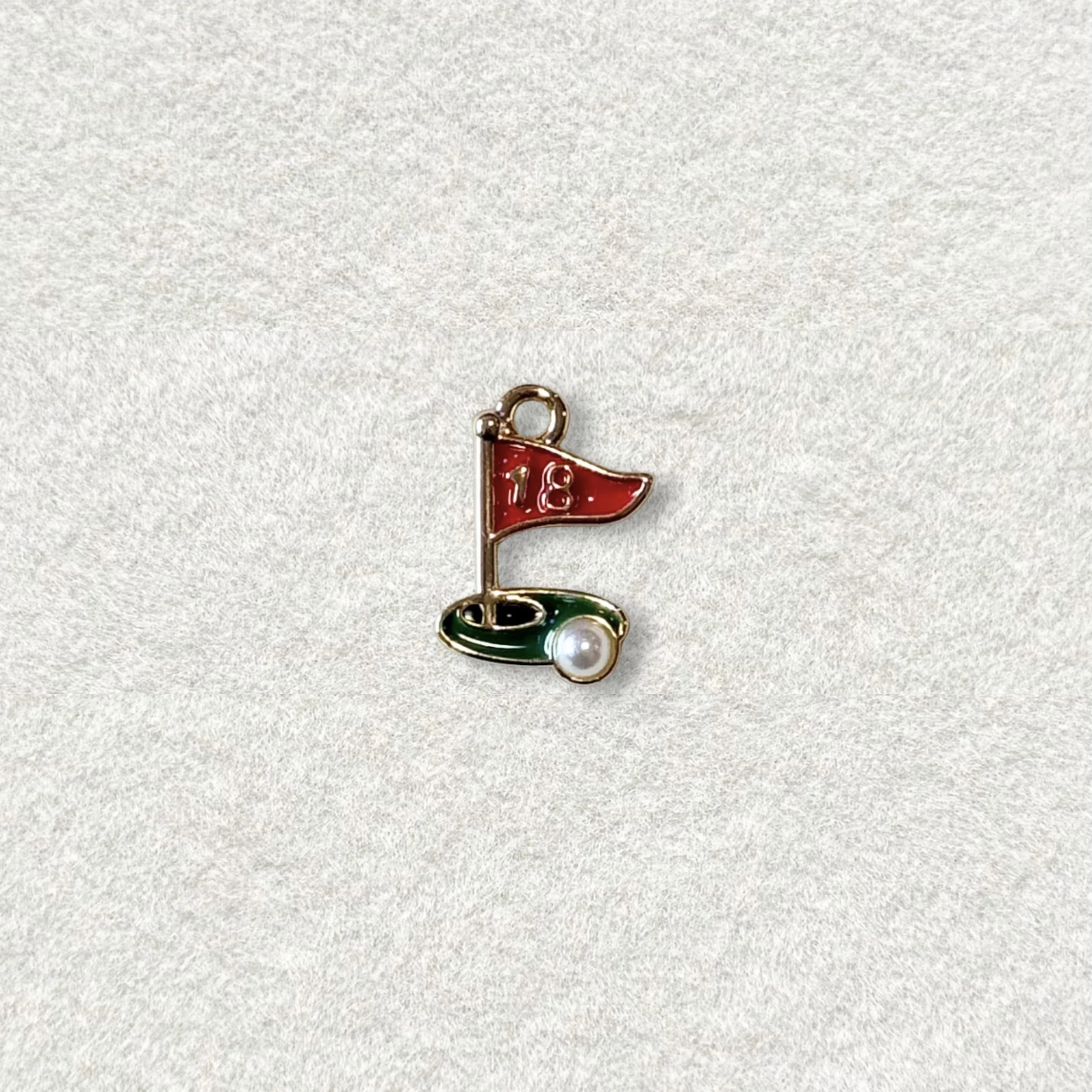 18K Golf Charm