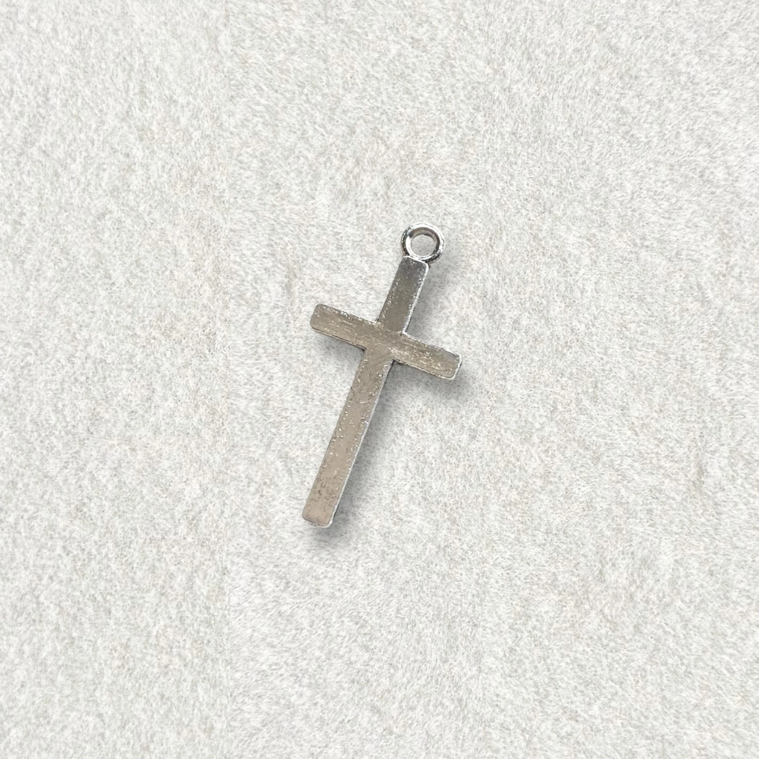 Silver Cross Charm