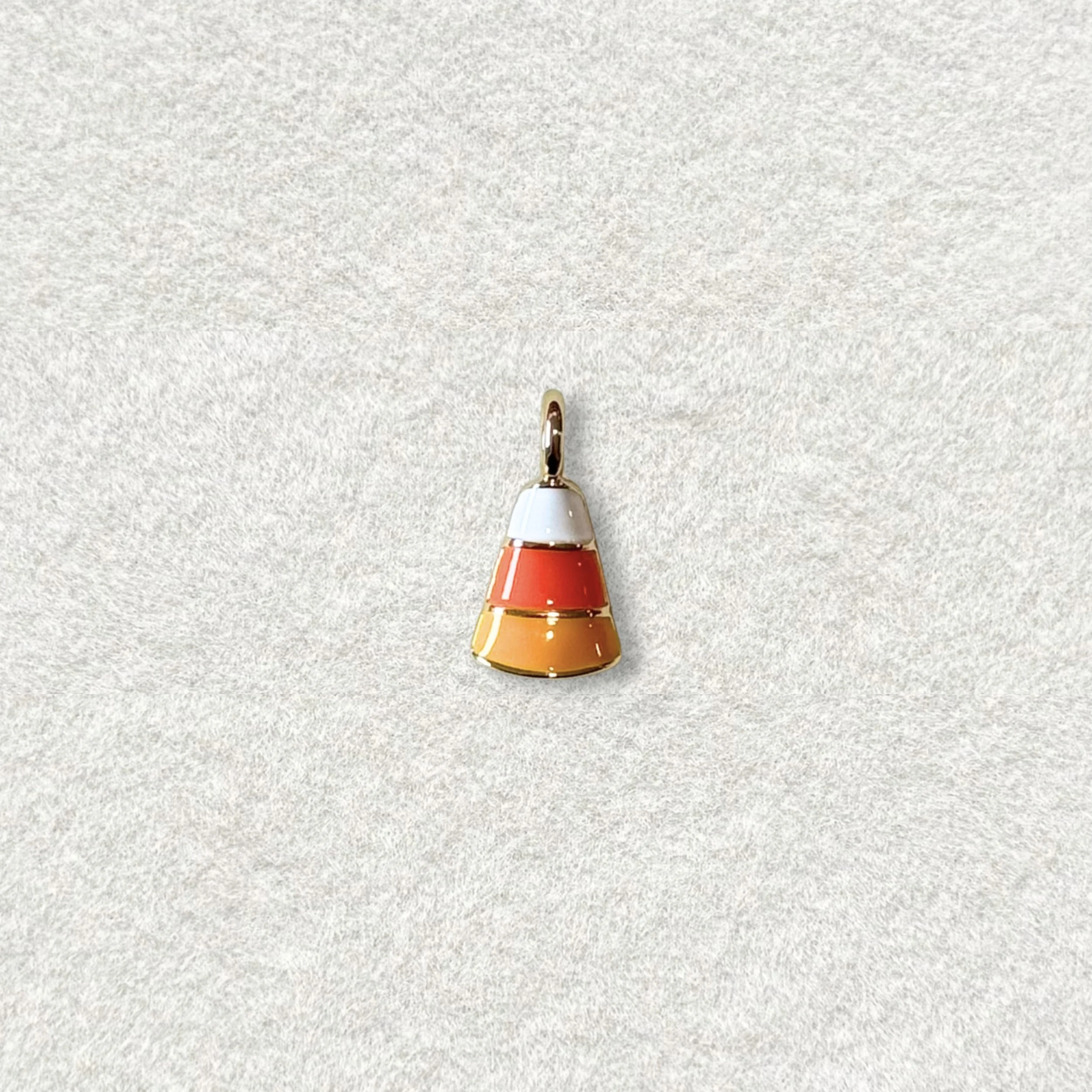 18K Candy Corn Charm