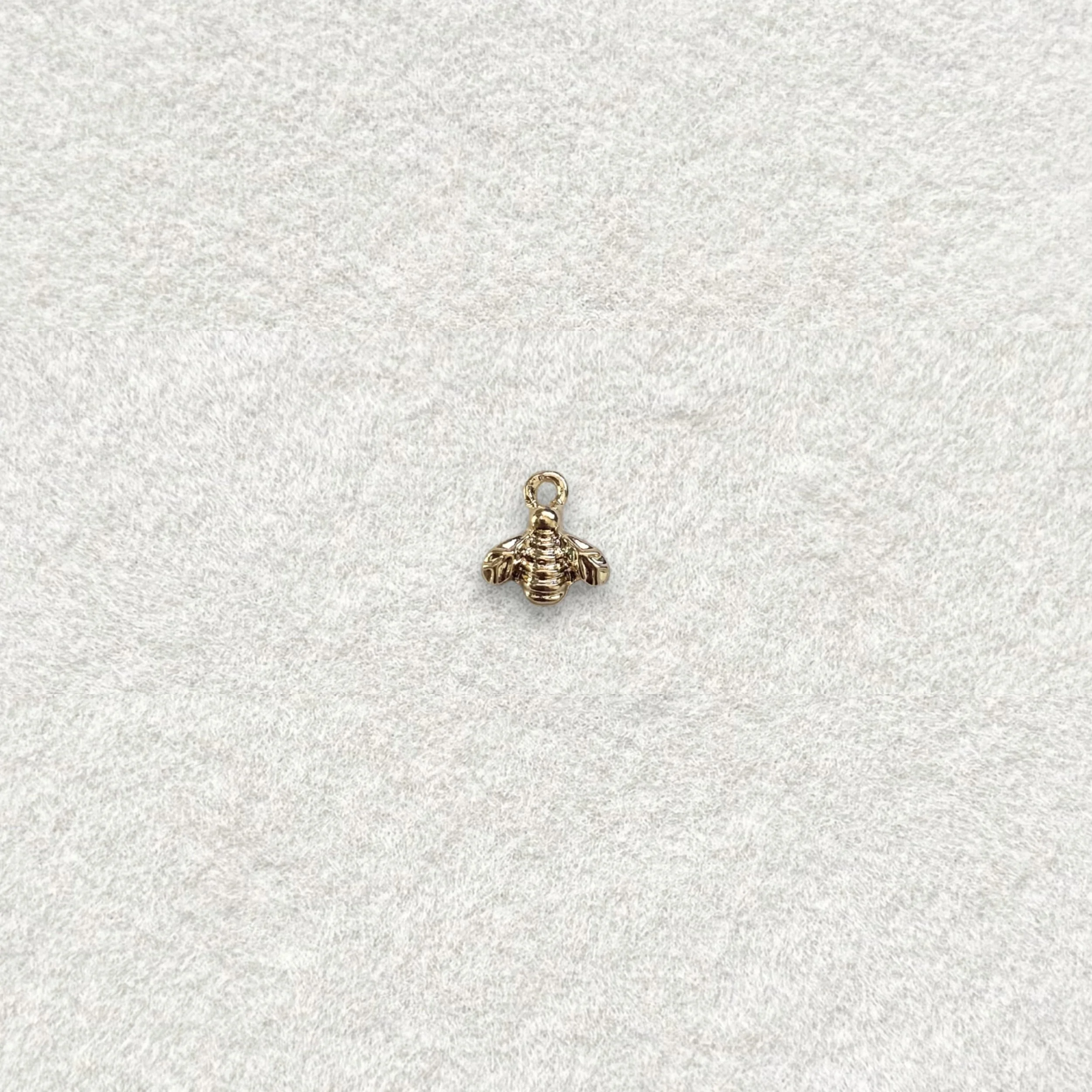 Tiny 18K Gold Bee Charm