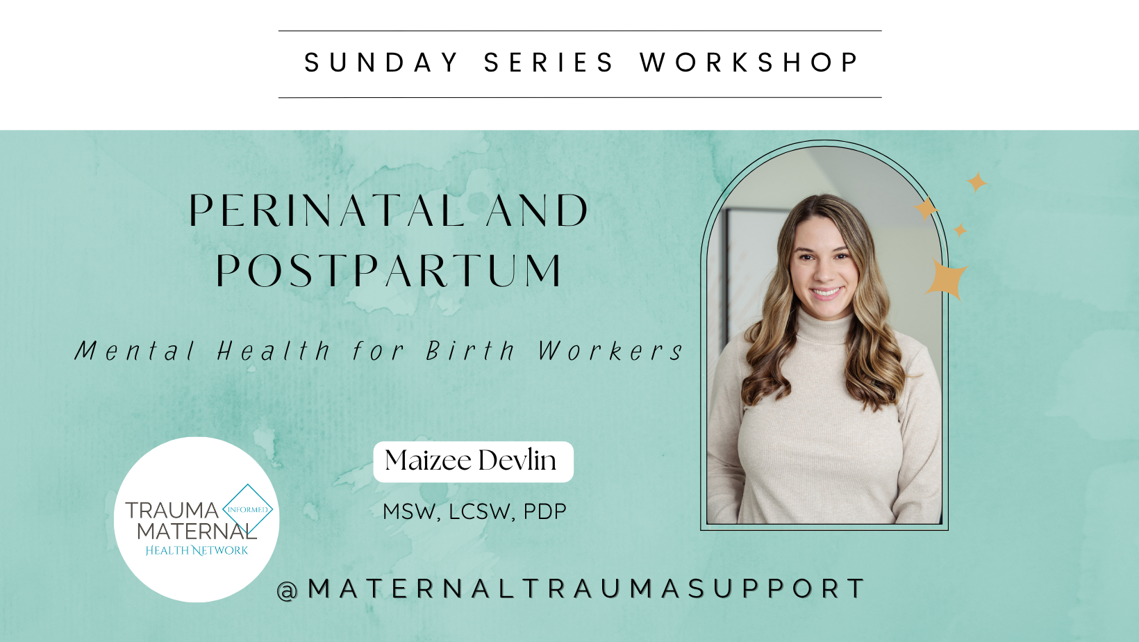 [PAST EVENT] Perinatal and Postpartum: Mental Health for Birth Workers