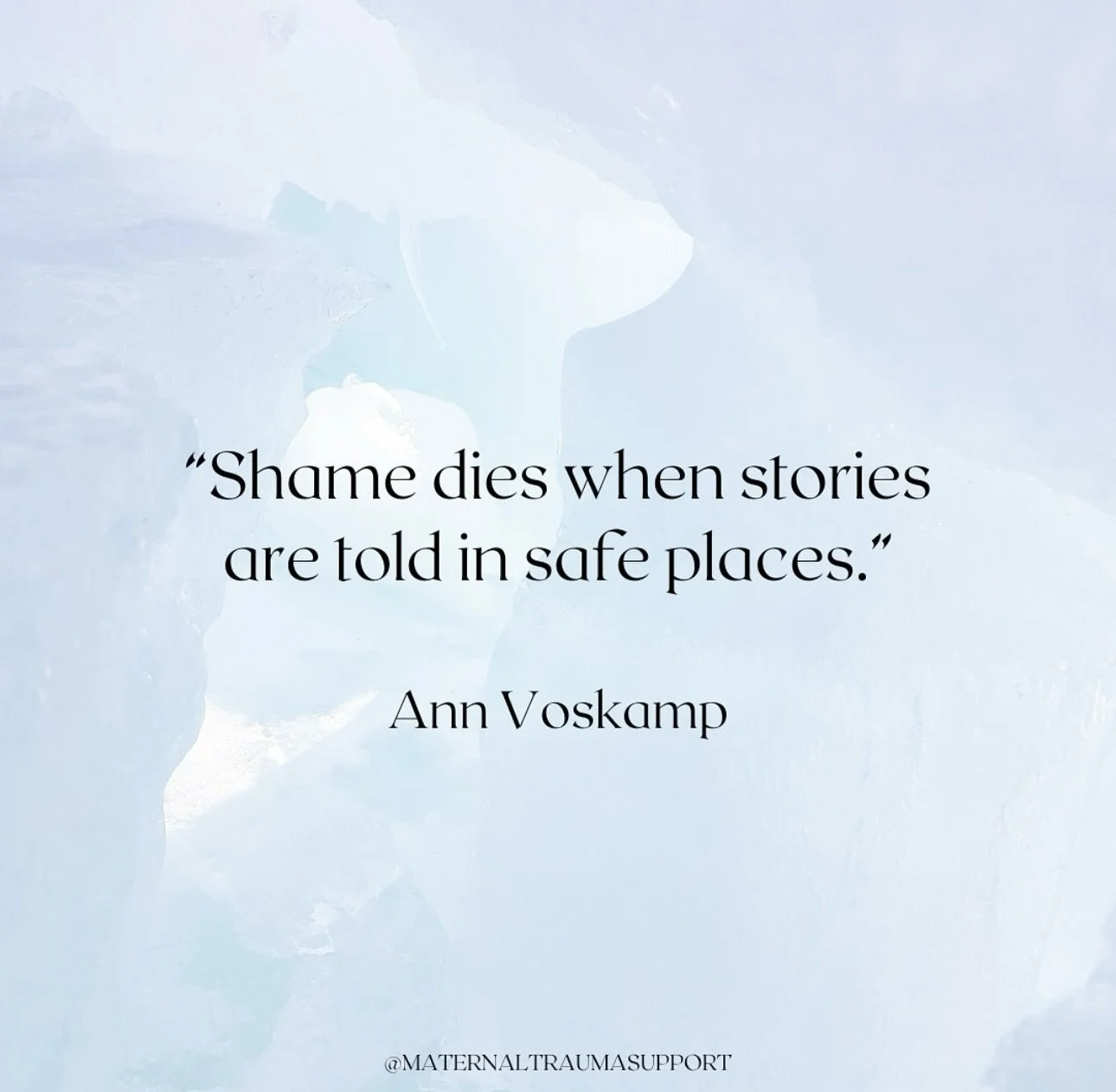 Shame survives in silence. It loses its grip when our stories are spoken, witnessed, and held in safe places. Healing often begins the moment we realize we no longer have to carry our experiences alone- and we feel truly listened to- which is what we