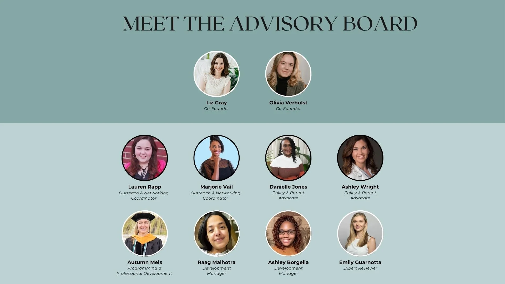 Advisory Board — Trauma-Informed Maternal Health Directory