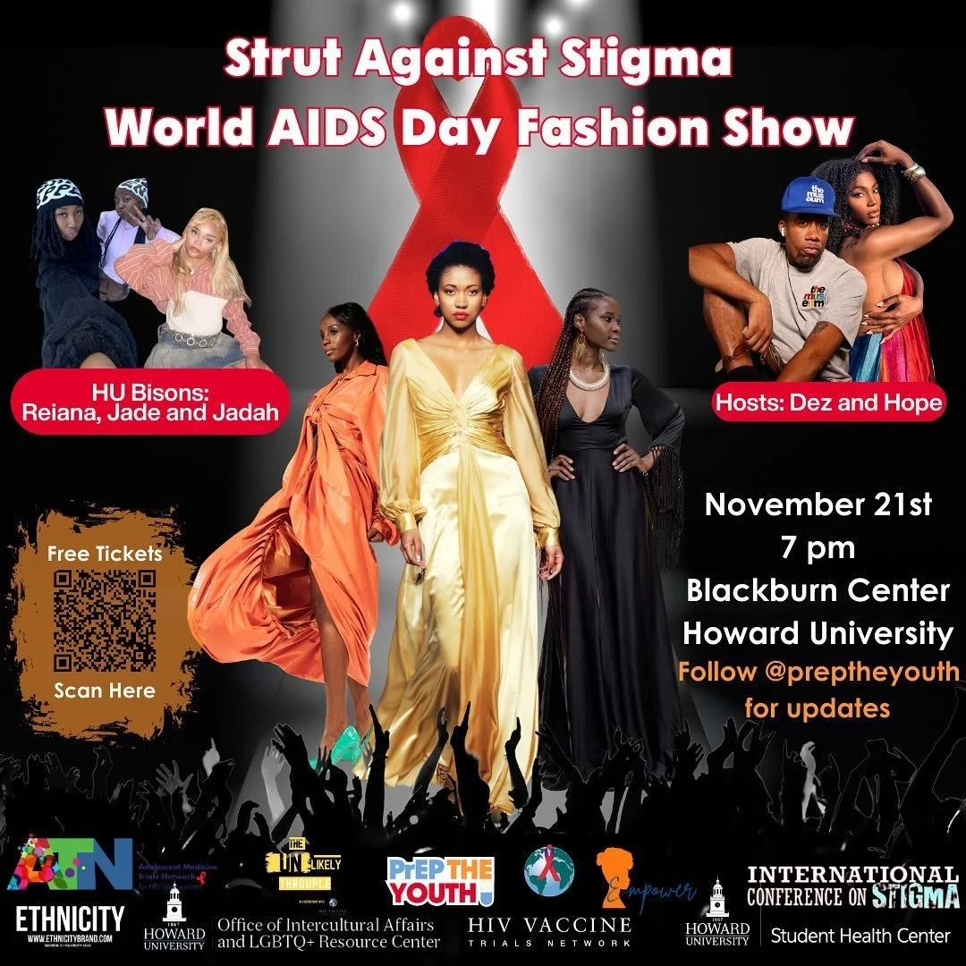 Get to ready to Strut💃🏽!!! 

Join us at @howard1867 on November 21 at 7 PM as we Strut Against Stigma and raise awareness about HIV and its impact on Black women and girls. 

Did you know that Black women are more affected by HIV than women of any 
