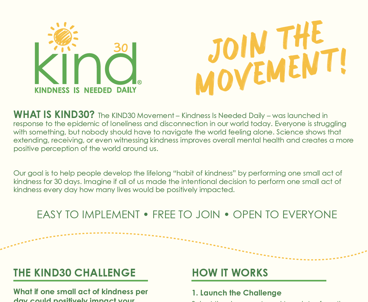 KIND30 Fact Sheet